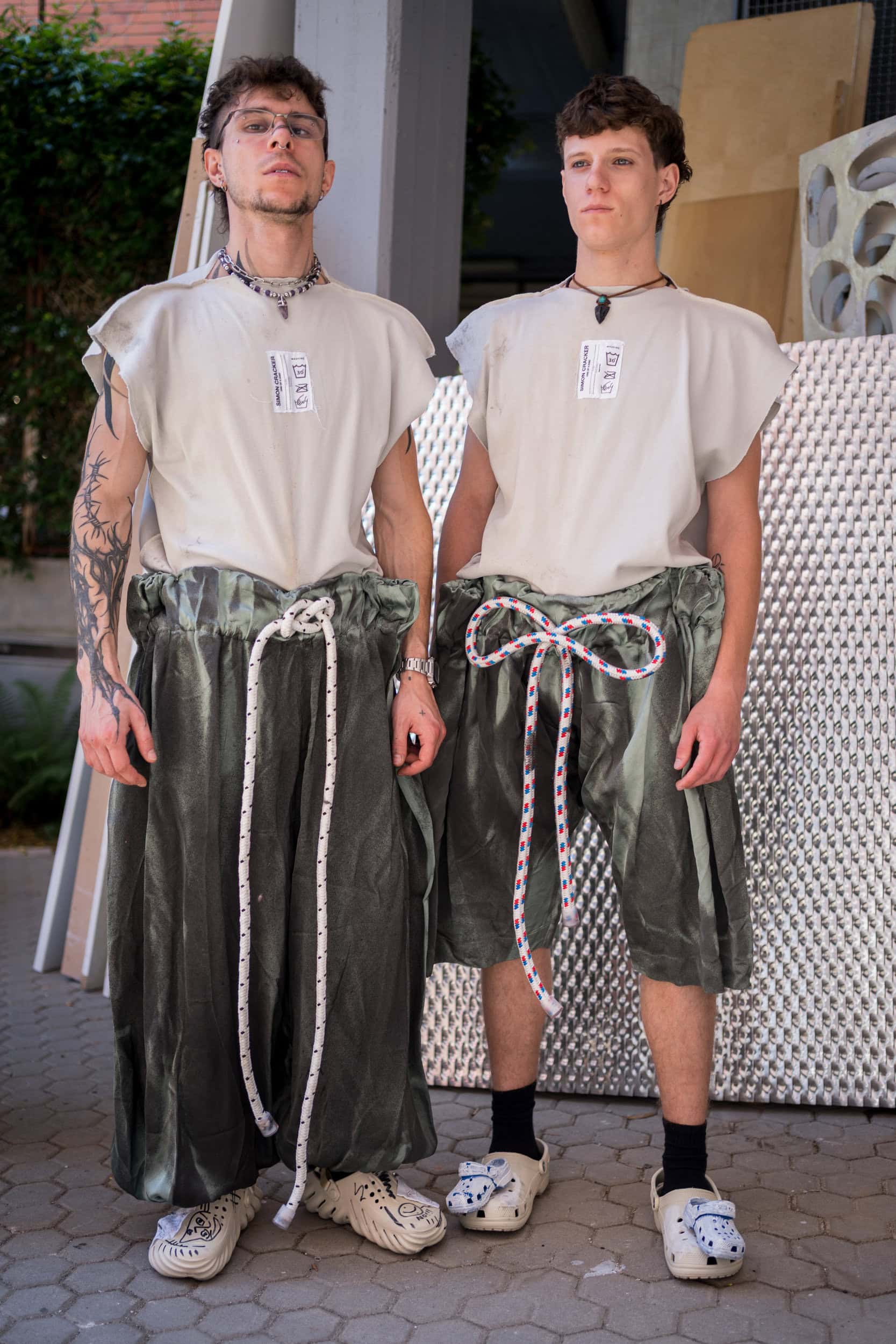 Simon Cracker Spring 2026 Men's Fashion Show Backstage