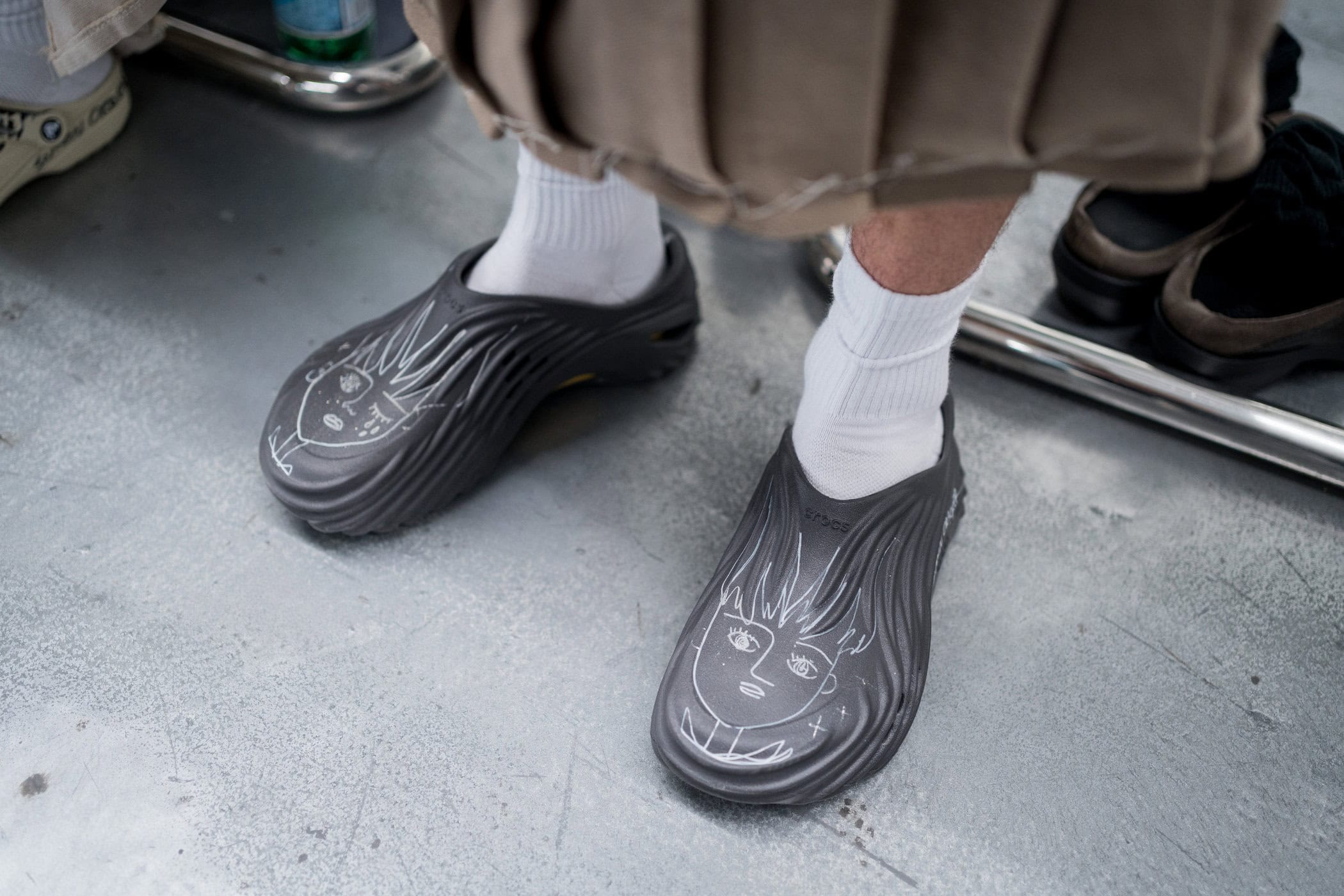 Simon Cracker Spring 2026 Men's Fashion Show Backstage
