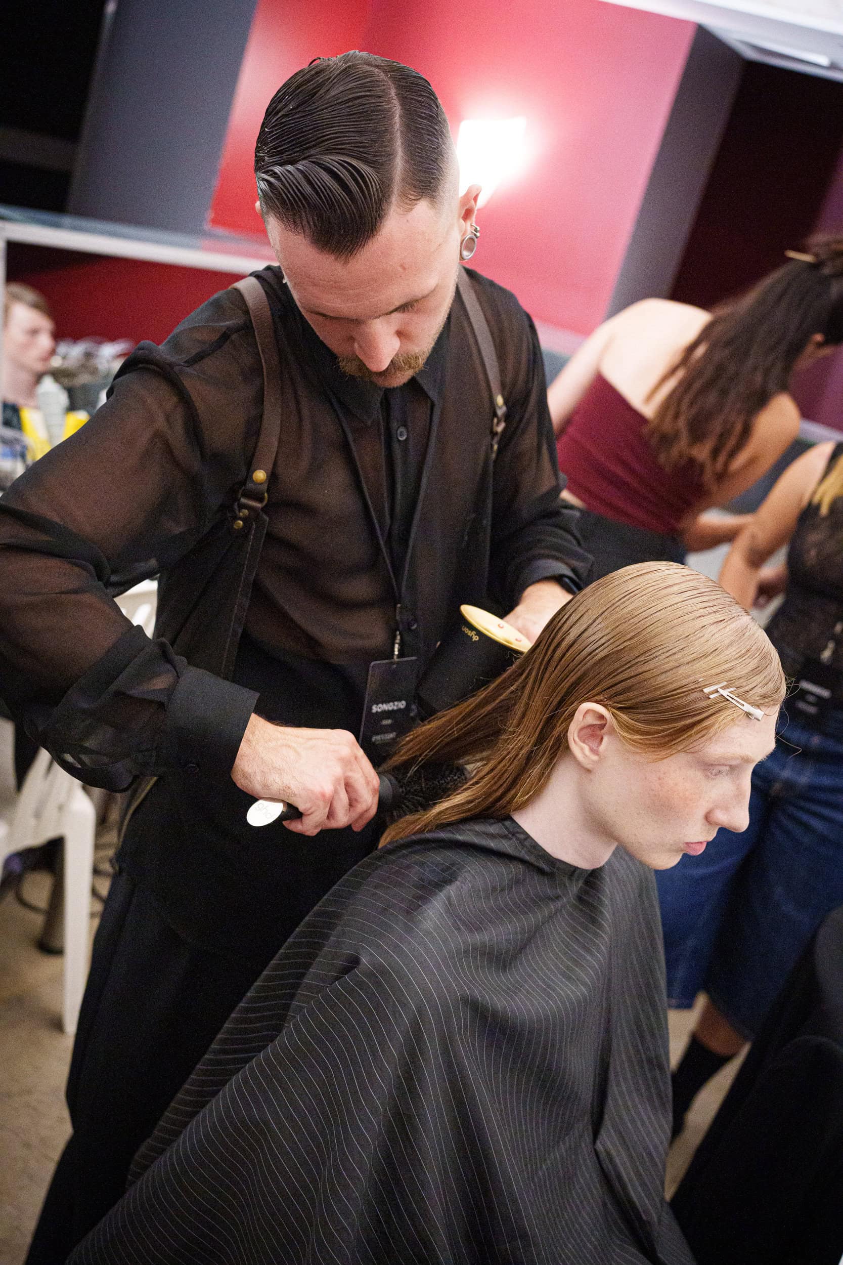 Songzio Spring 2026 Men's Fashion Show Backstage