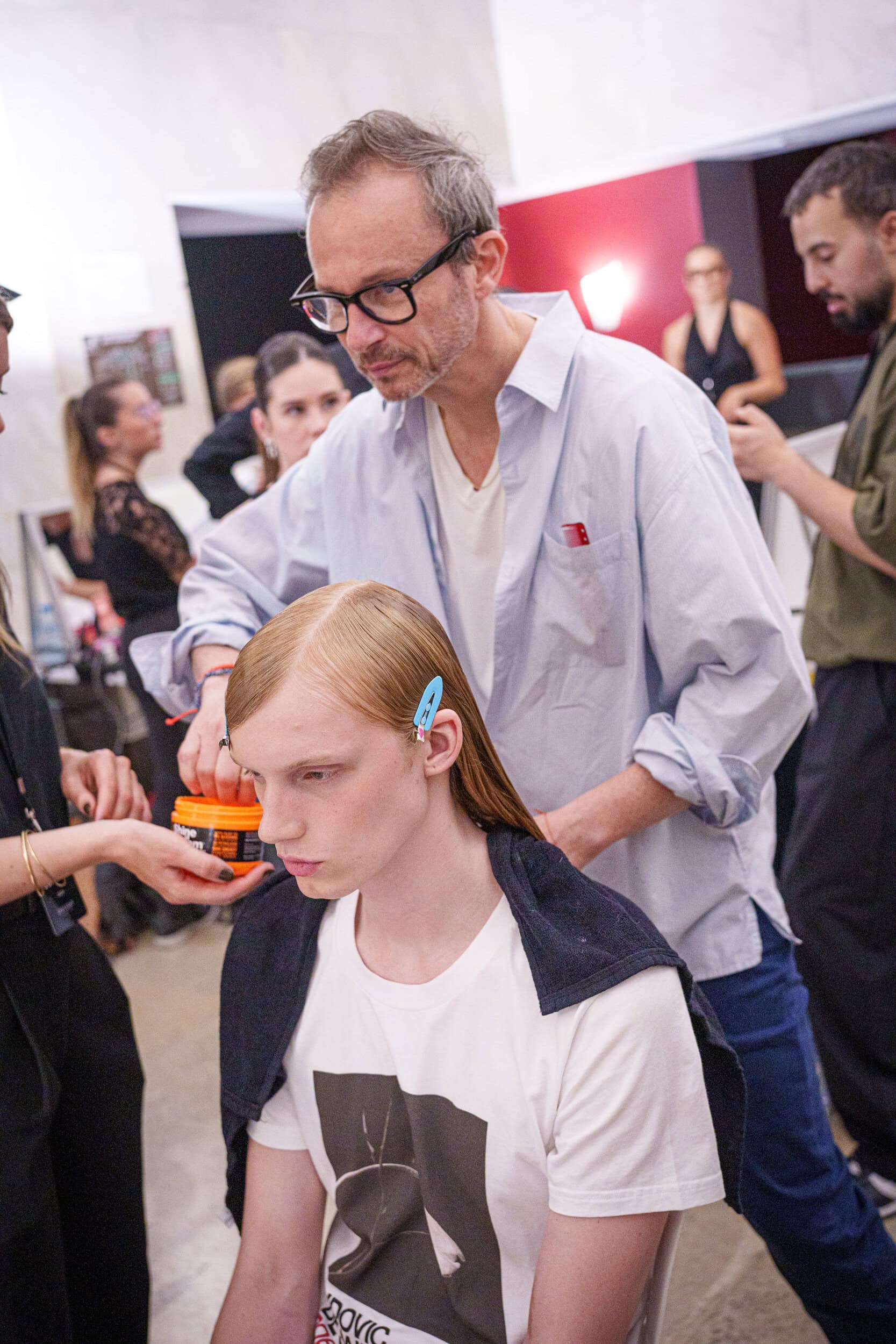Songzio Spring 2026 Men's Fashion Show Backstage
