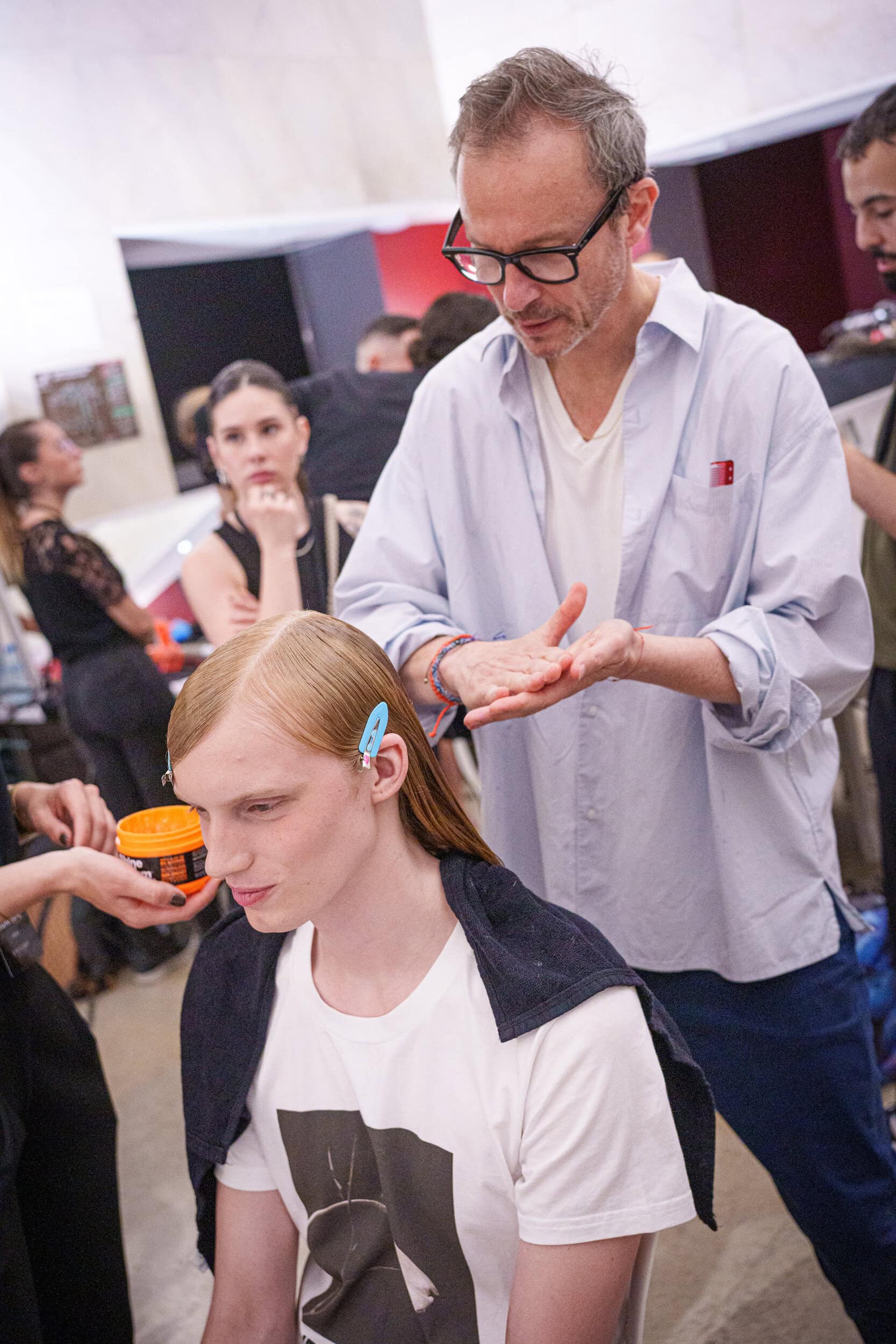Songzio Spring 2026 Men's Fashion Show Backstage