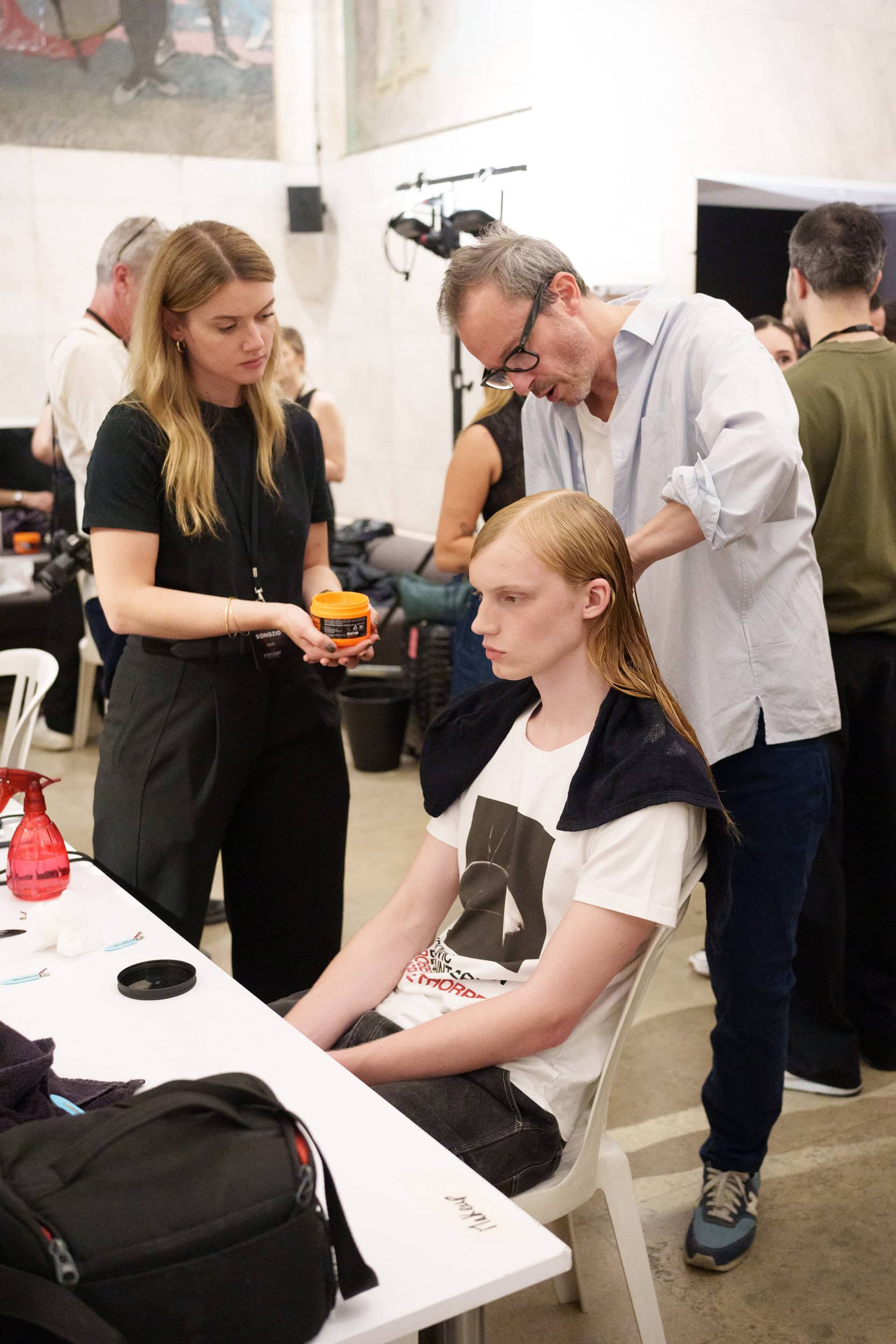 Songzio Spring 2026 Men's Fashion Show Backstage