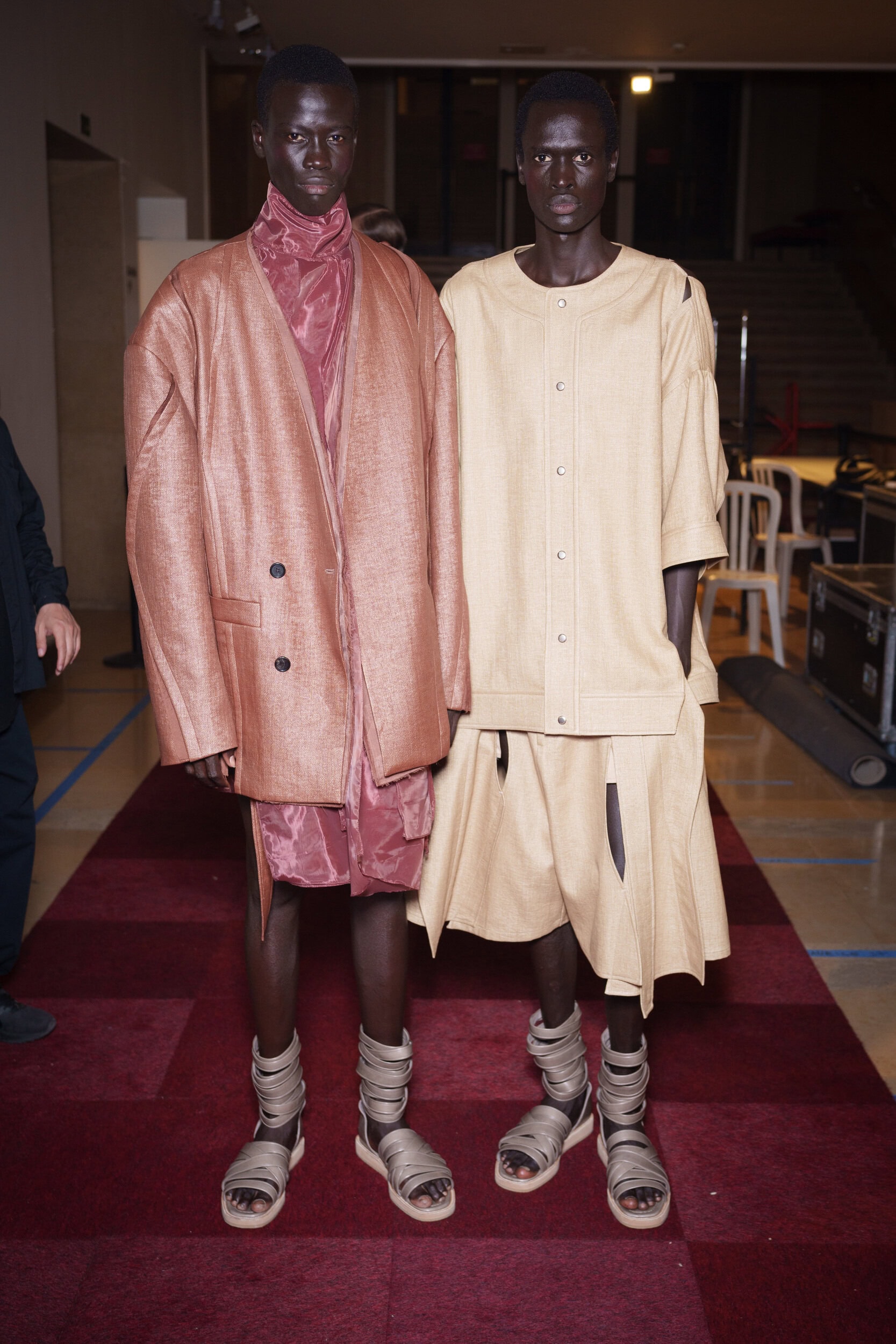 Songzio Spring 2026 Men's Fashion Show Backstage