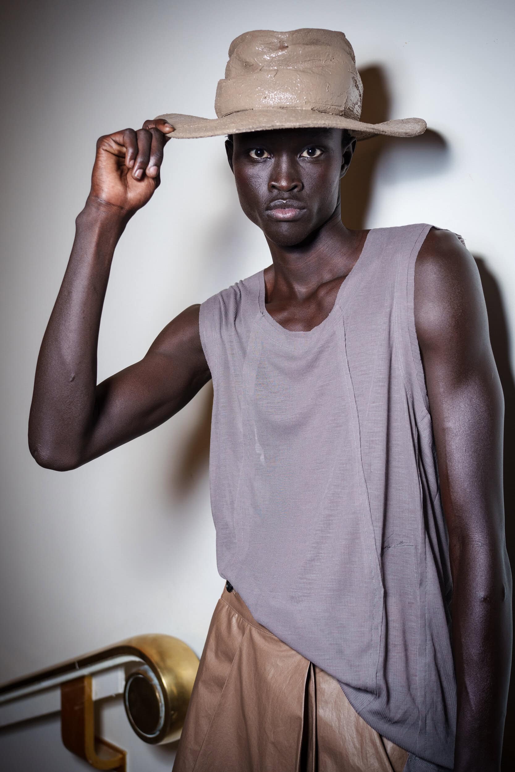 Songzio Spring 2026 Men's Fashion Show Backstage