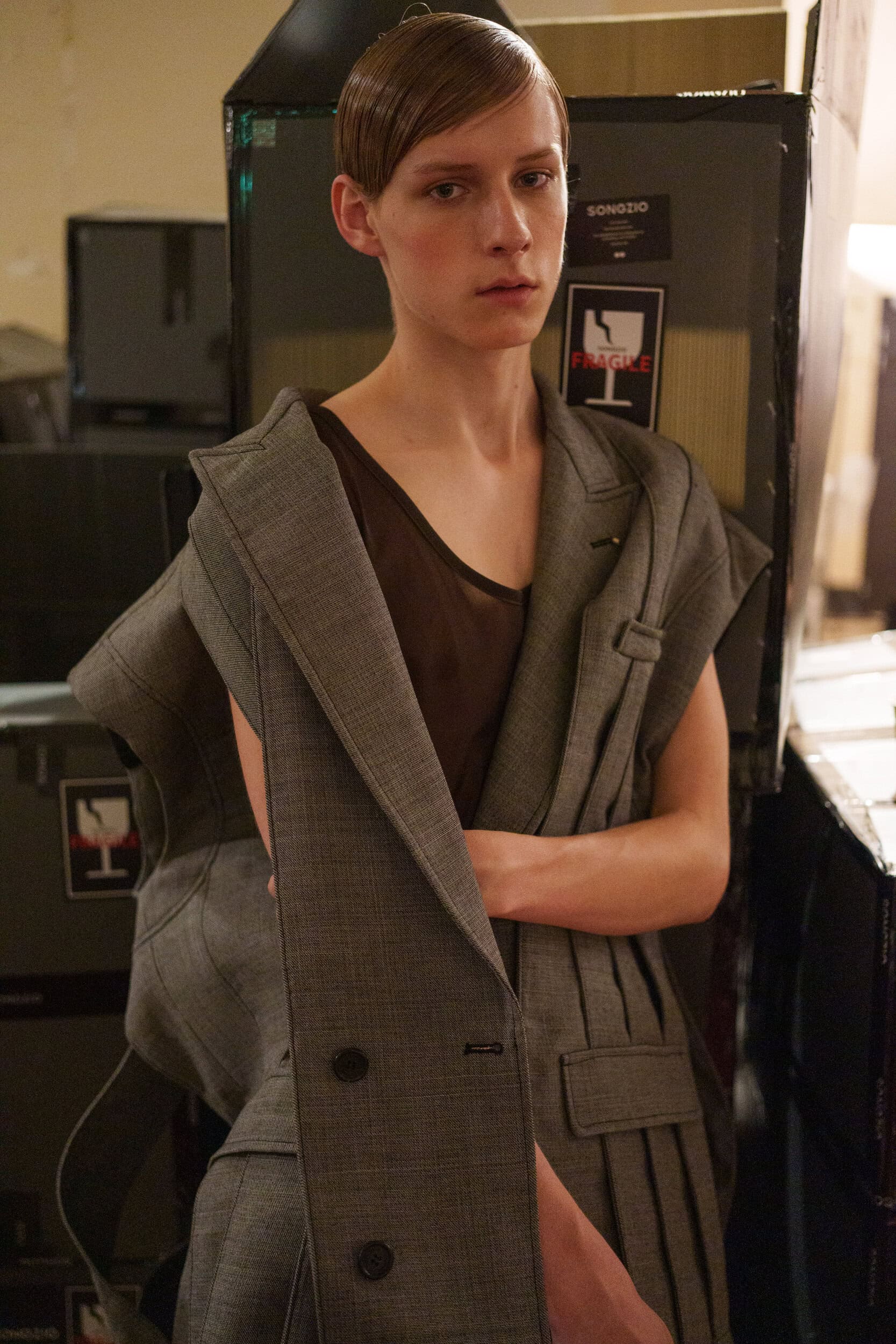 Songzio Spring 2026 Men's Fashion Show Backstage