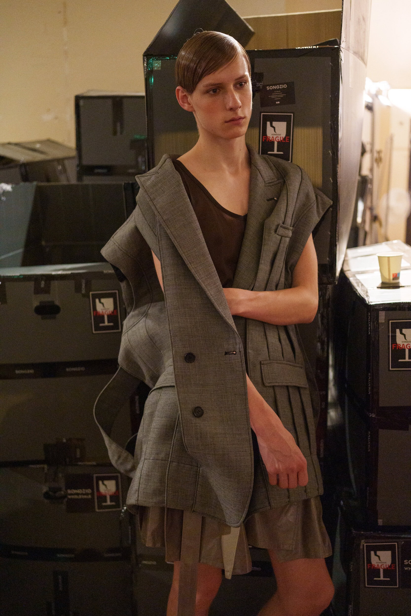 Songzio Spring 2026 Men's Fashion Show Backstage