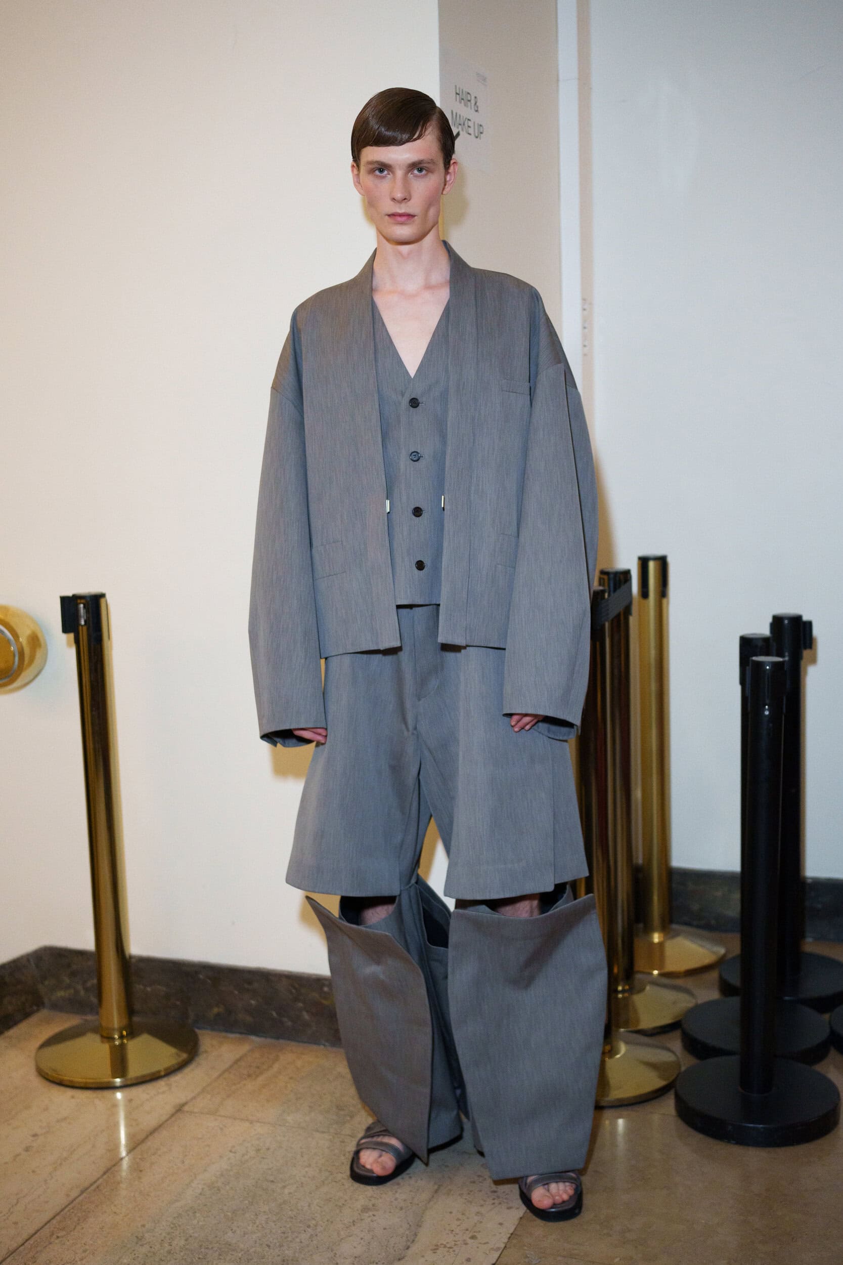 Songzio Spring 2026 Men's Fashion Show Backstage