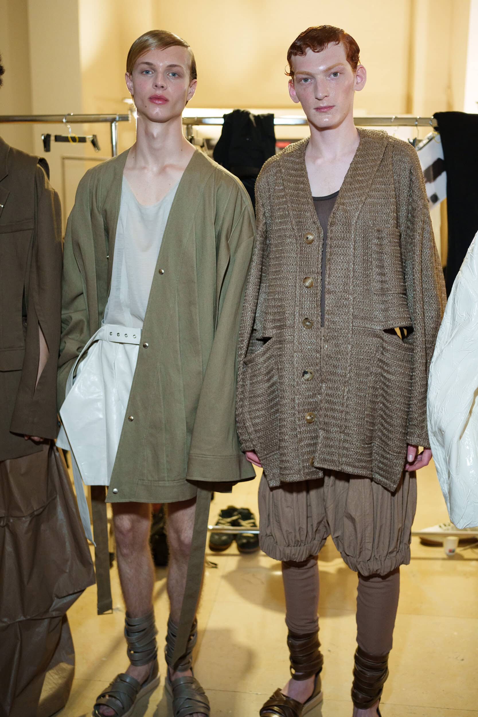 Songzio Spring 2026 Men's Fashion Show Backstage