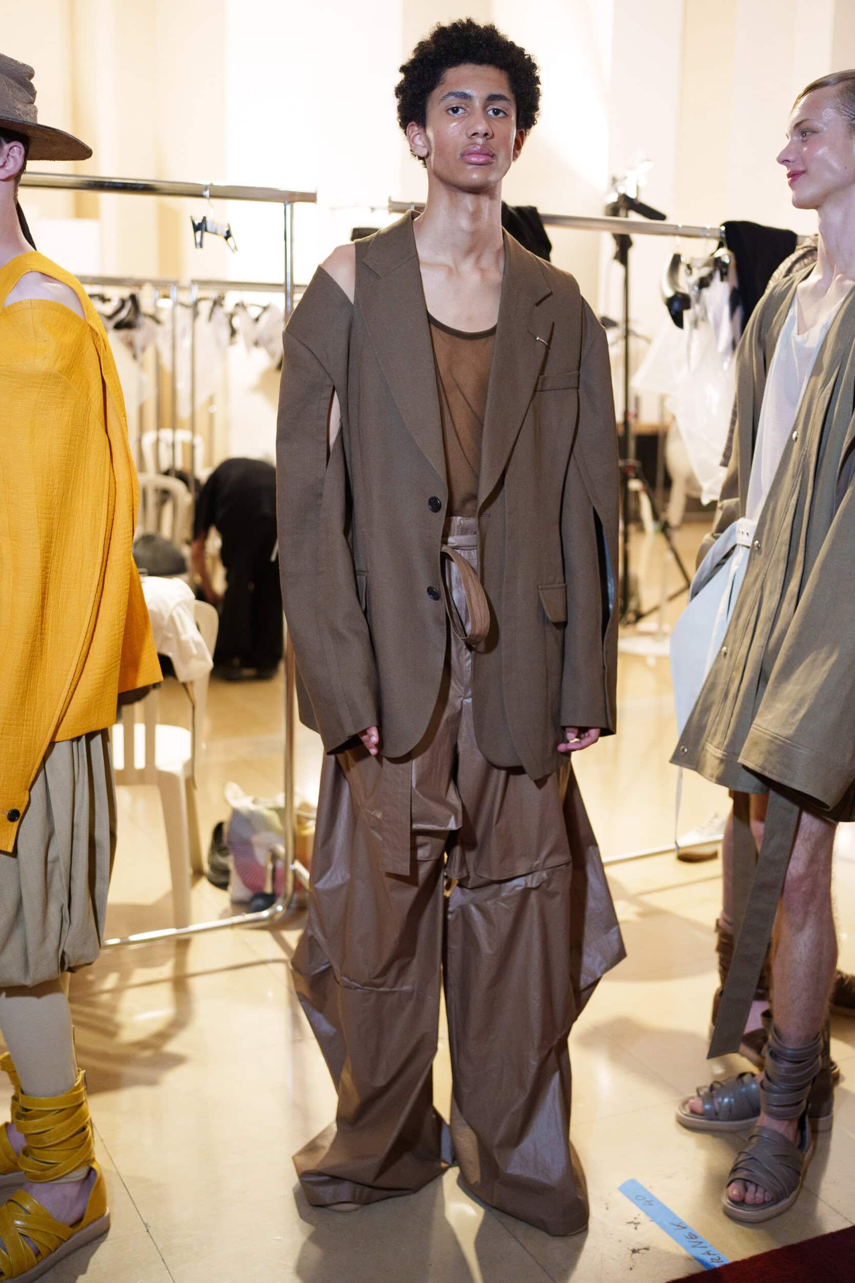 Songzio Spring 2026 Men's Fashion Show Backstage