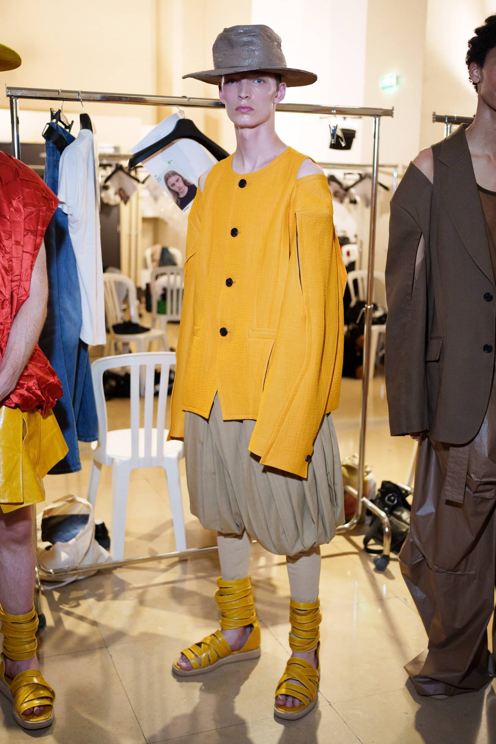 Songzio Spring 2026 Men's Fashion Show Backstage