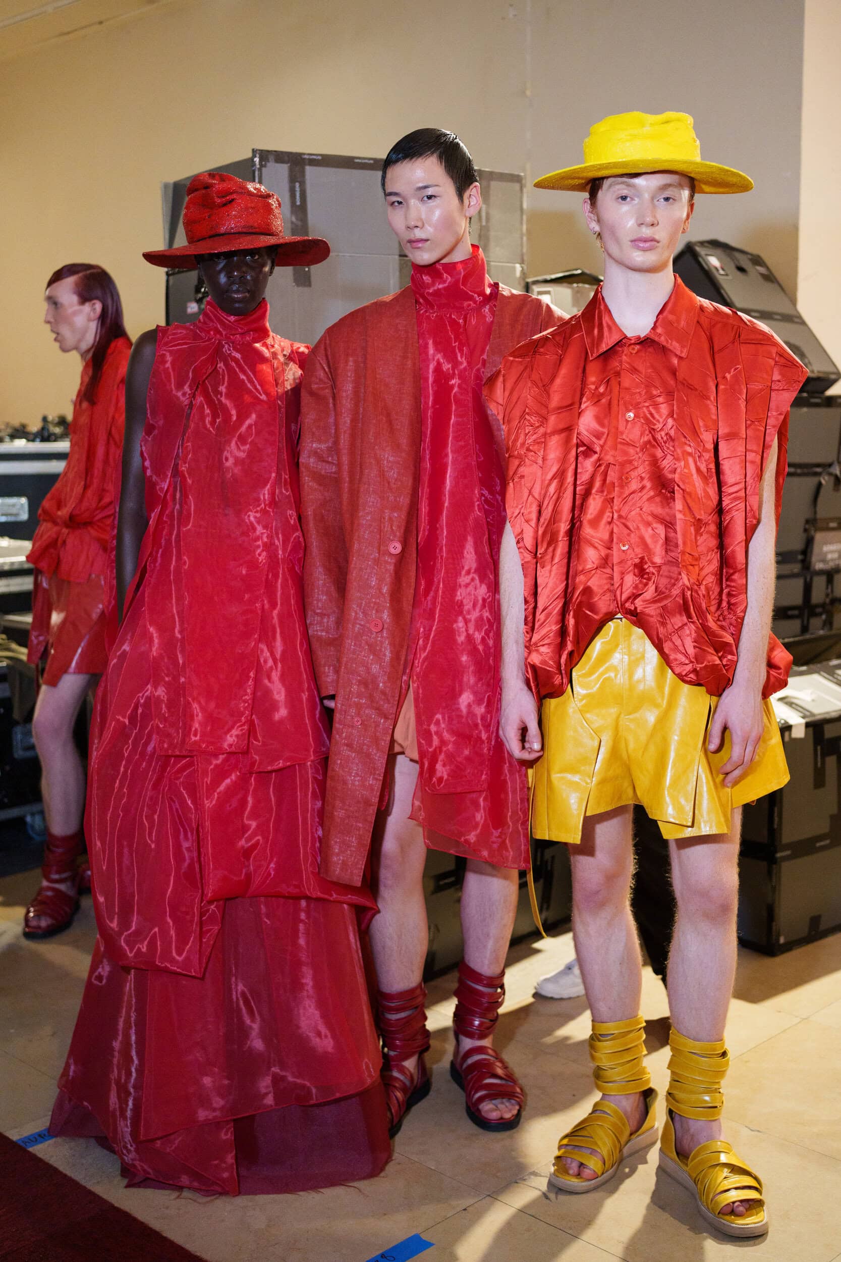 Songzio Spring 2026 Men's Fashion Show Backstage