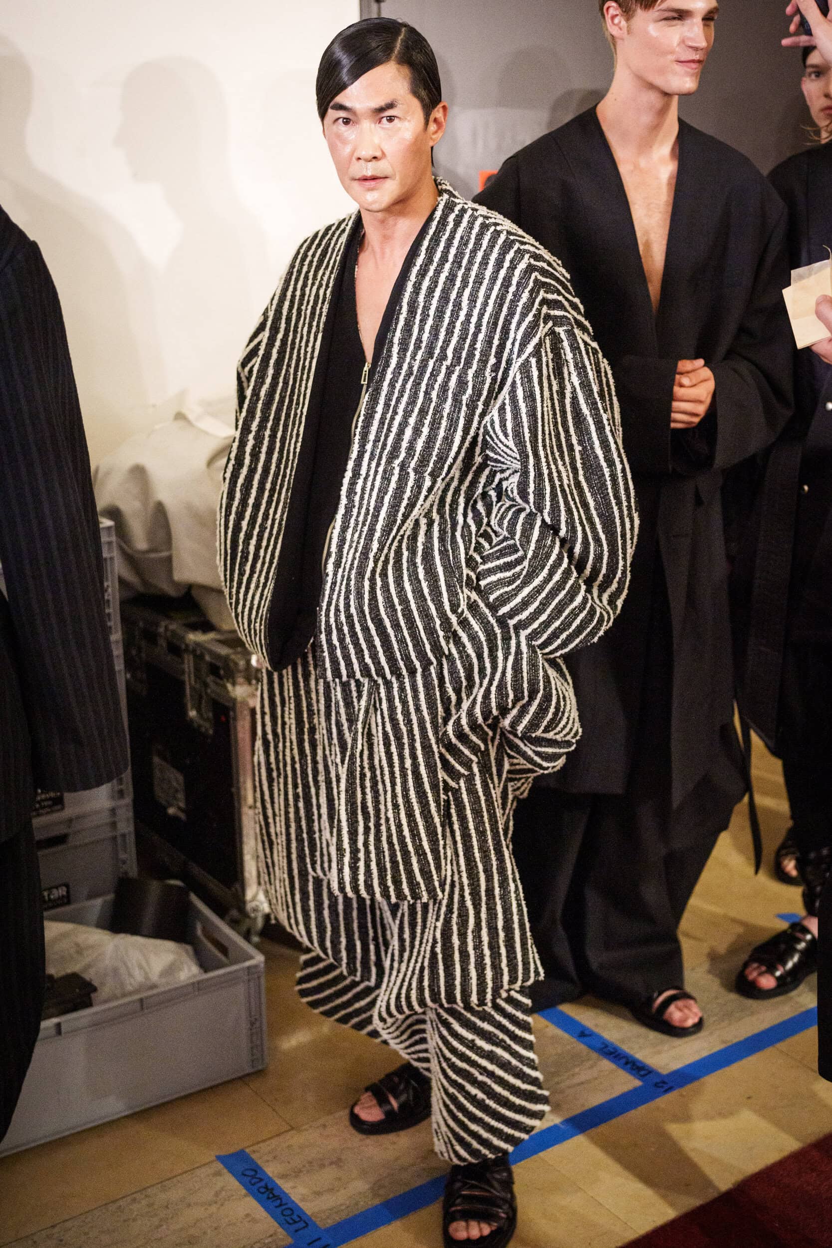 Songzio Spring 2026 Men's Fashion Show Backstage