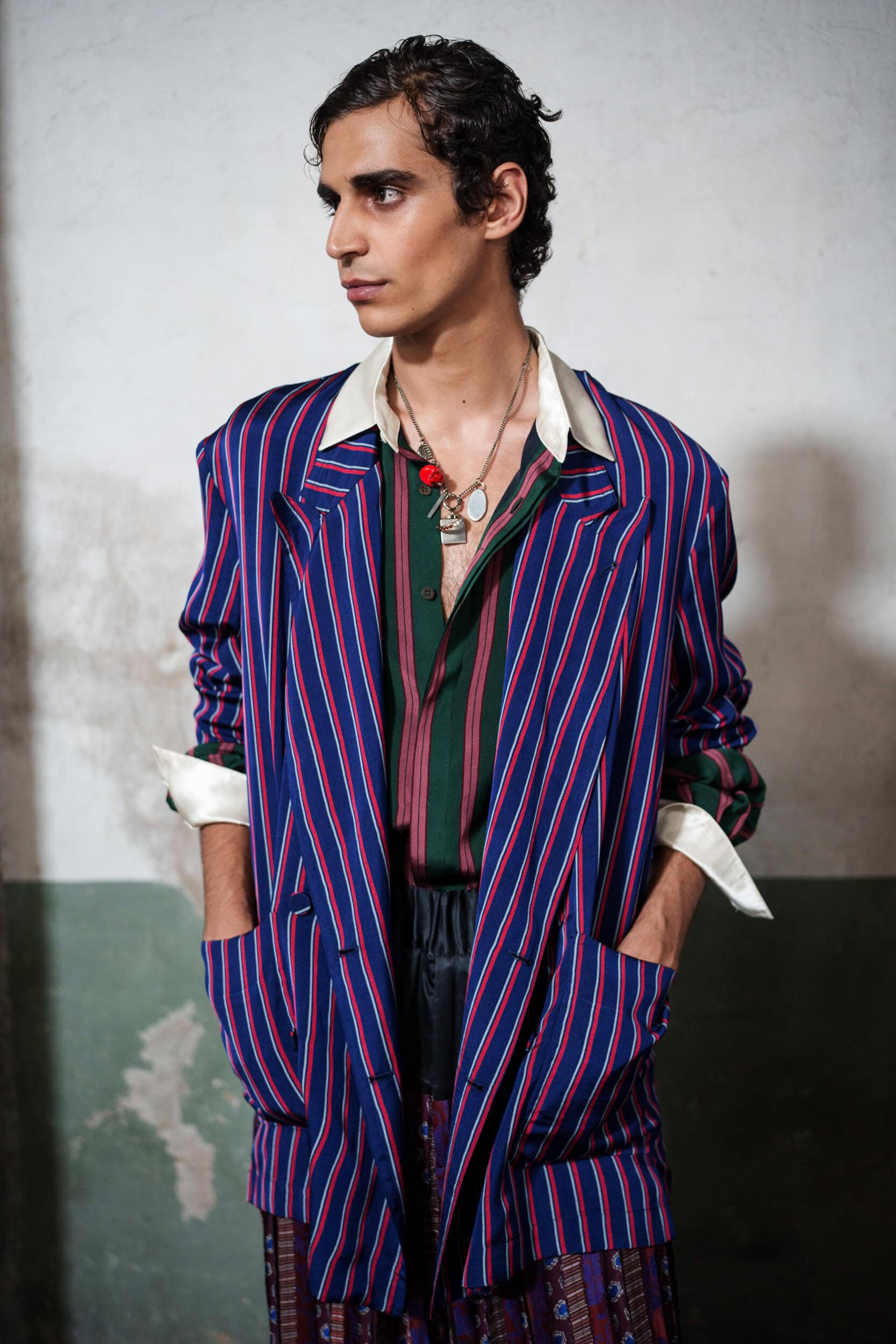 Dries Van Noten Spring 2026 Men's Fashion Show Backstage