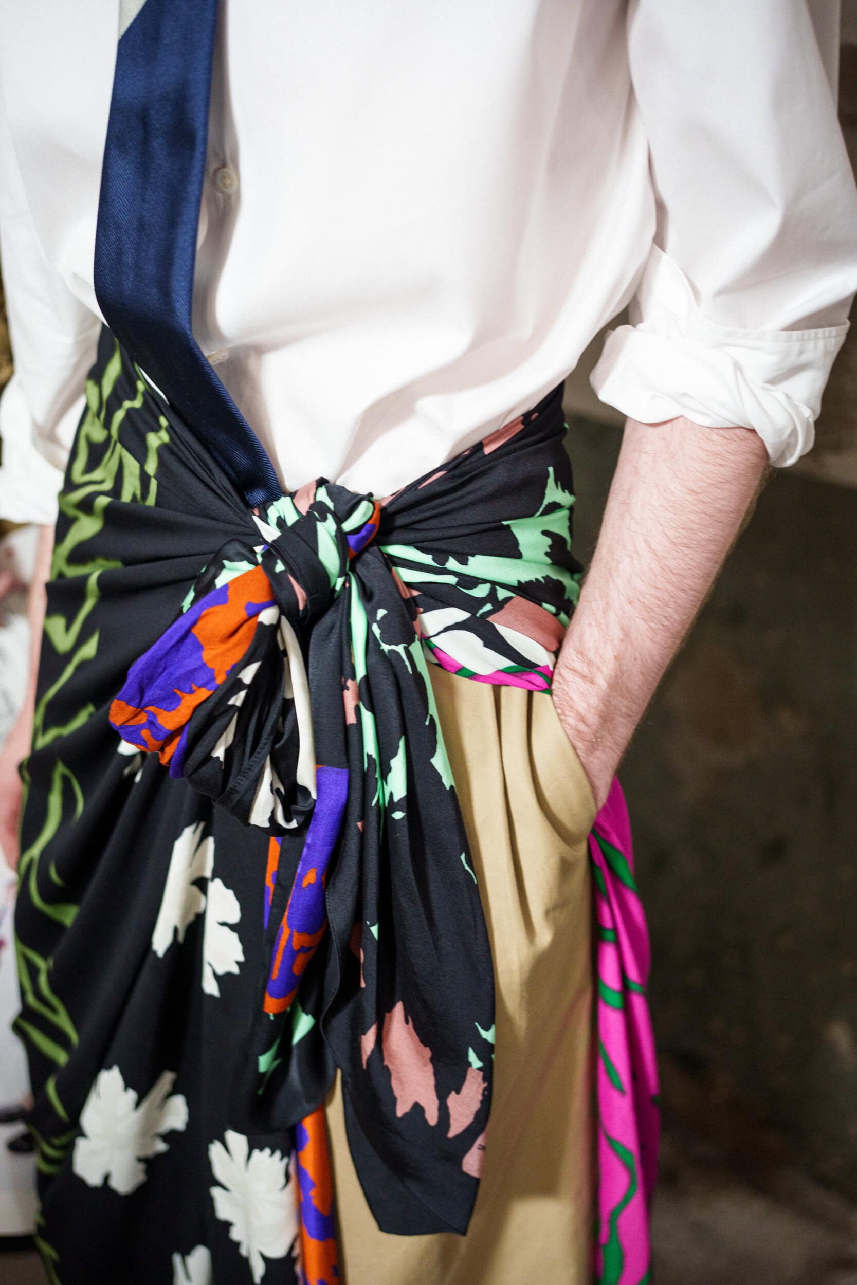 Dries Van Noten Spring 2026 Men's Fashion Show Backstage