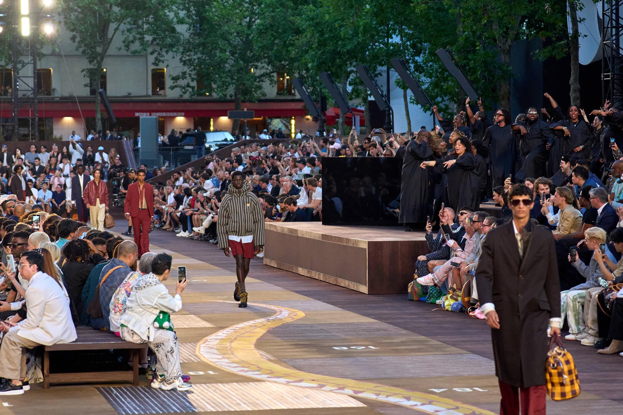Louis Vuitton Spring 2026 Men's Fashion Show Atmosphere