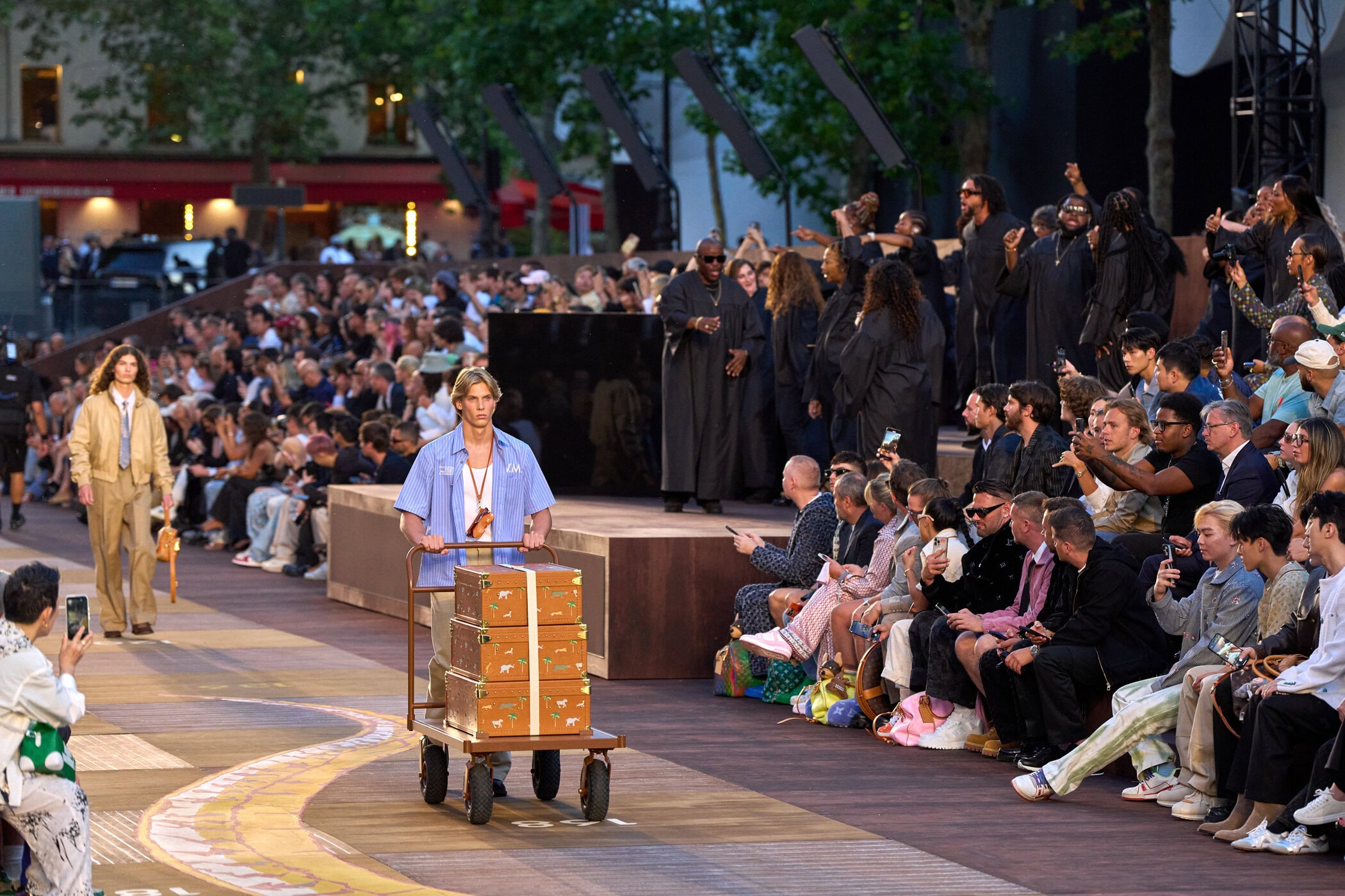 Louis Vuitton Spring 2026 Men's Fashion Show Atmosphere