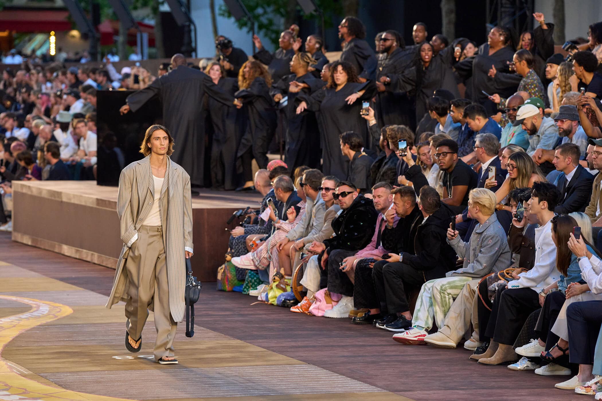 Louis Vuitton Spring 2026 Men's Fashion Show Atmosphere