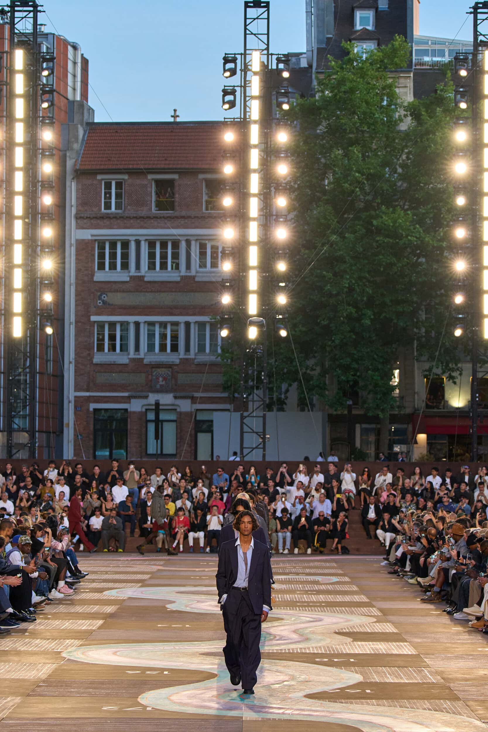 Louis Vuitton Spring 2026 Men's Fashion Show Atmosphere