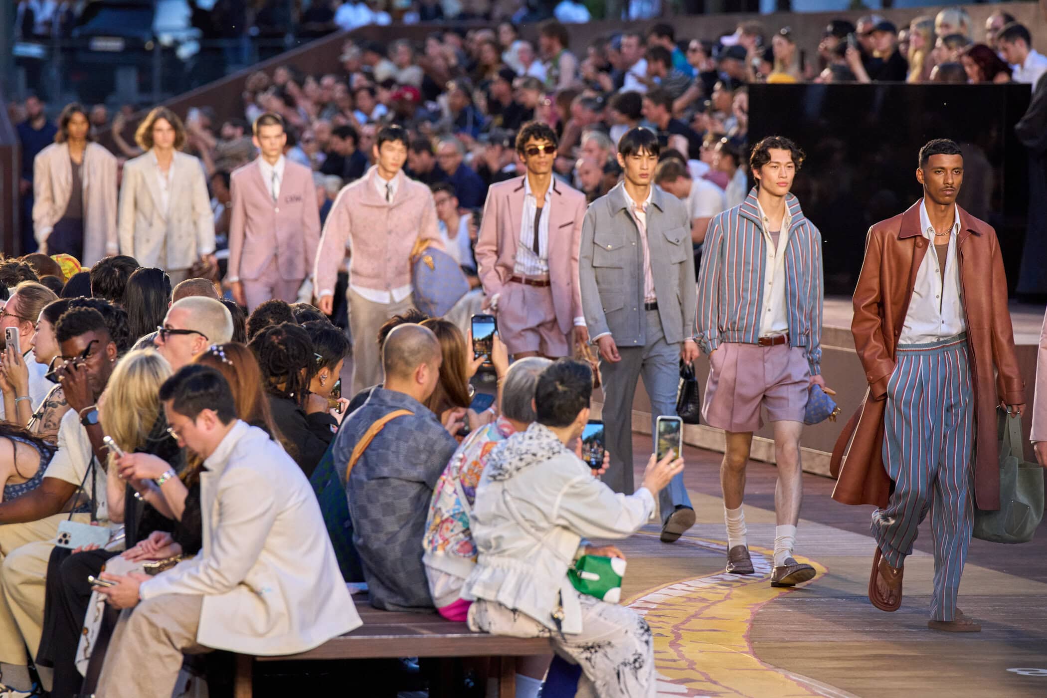 Louis Vuitton Spring 2026 Men's Fashion Show Atmosphere