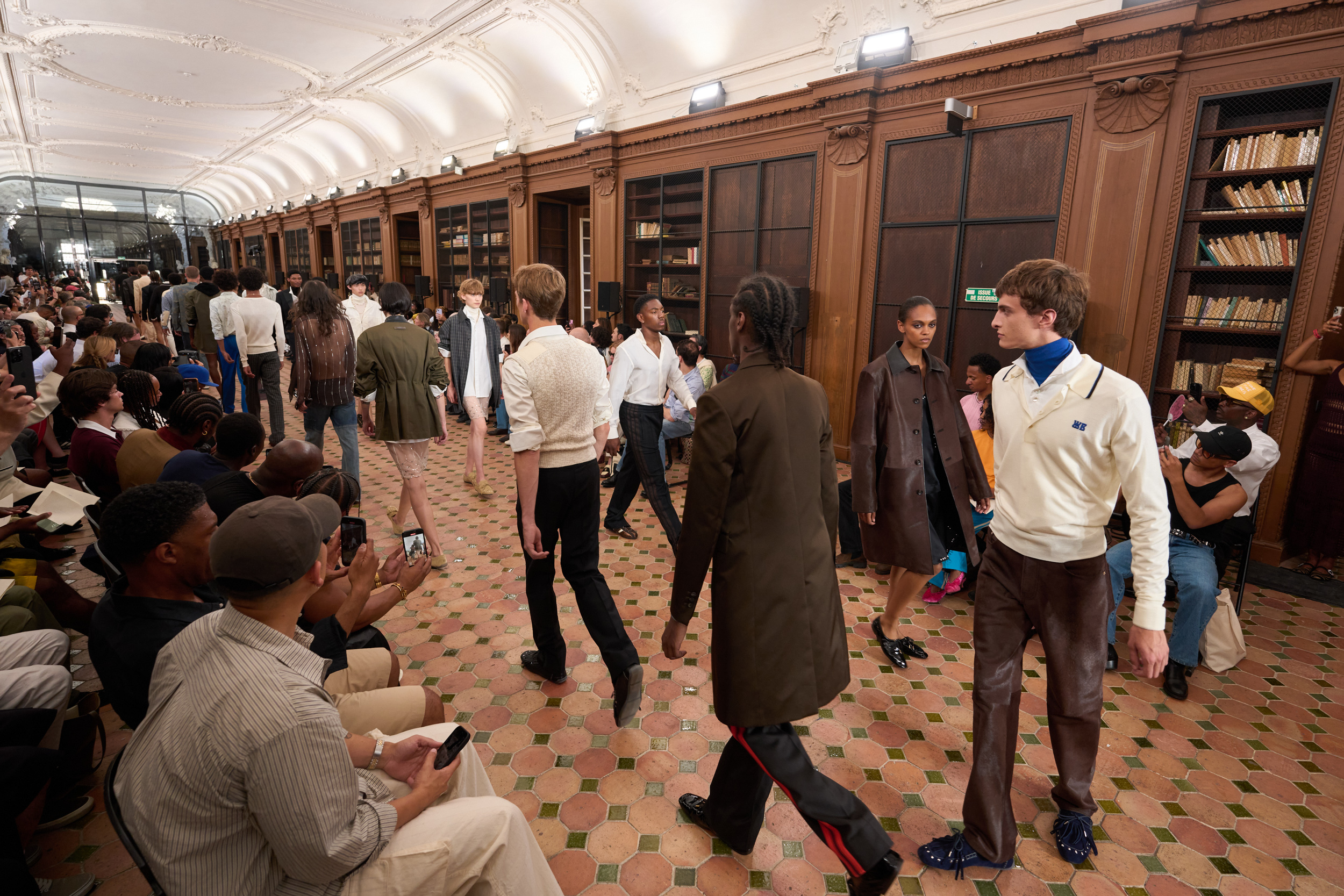 Wales Bonner Spring 2026 Men's Fashion Show Atmosphere
