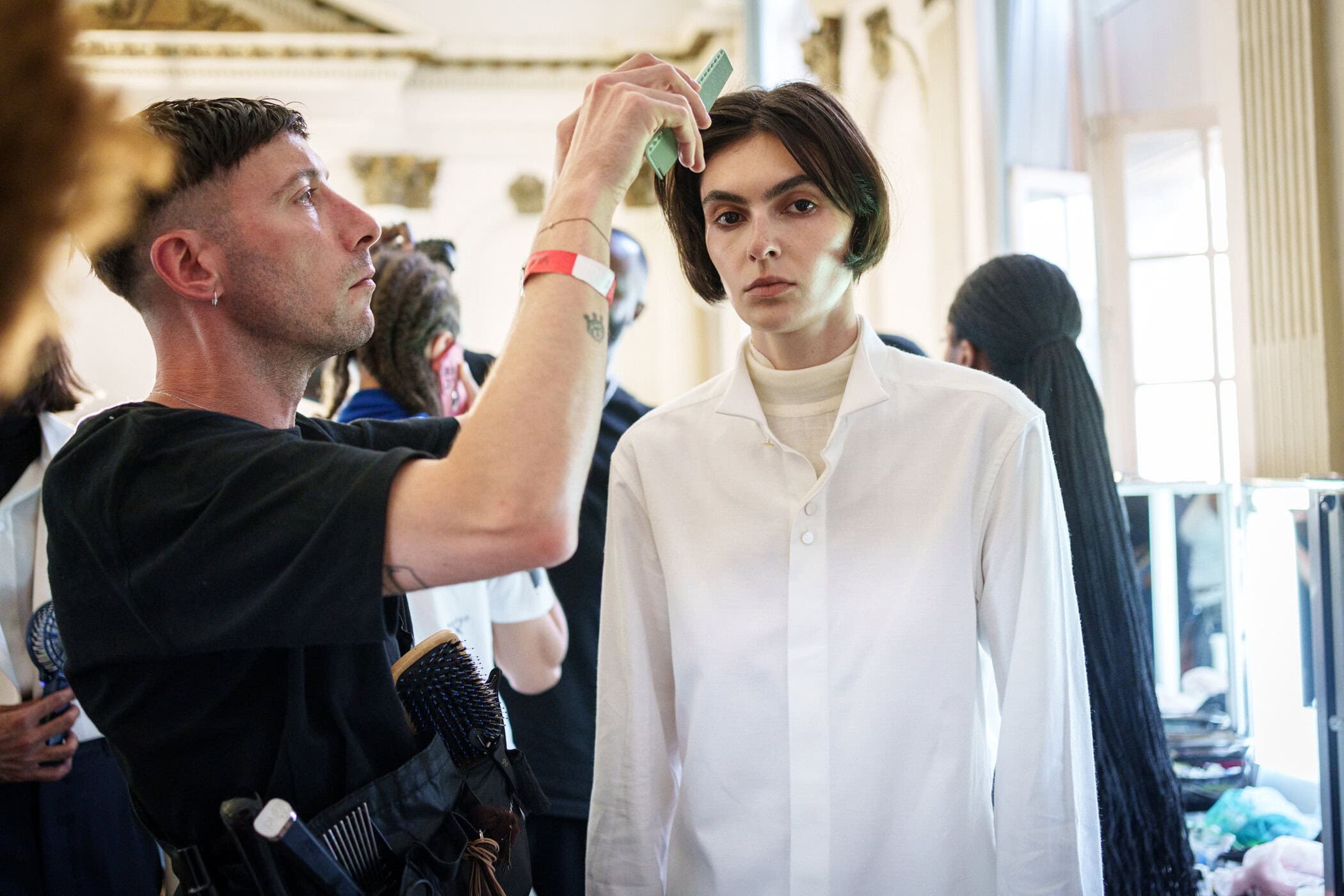 Wales Bonner Spring 2026 Men's Fashion Show Backstage