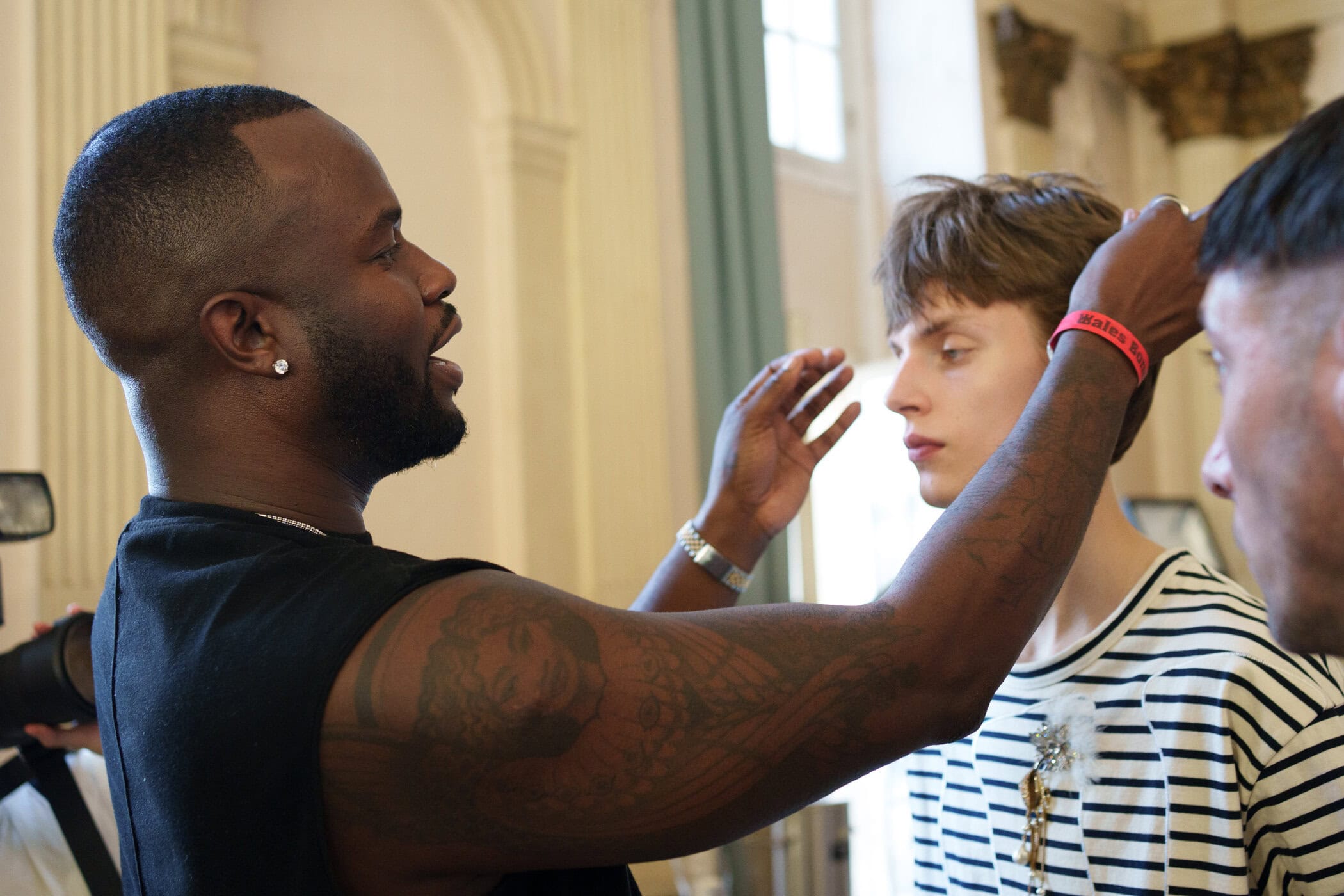Wales Bonner Spring 2026 Men's Fashion Show Backstage