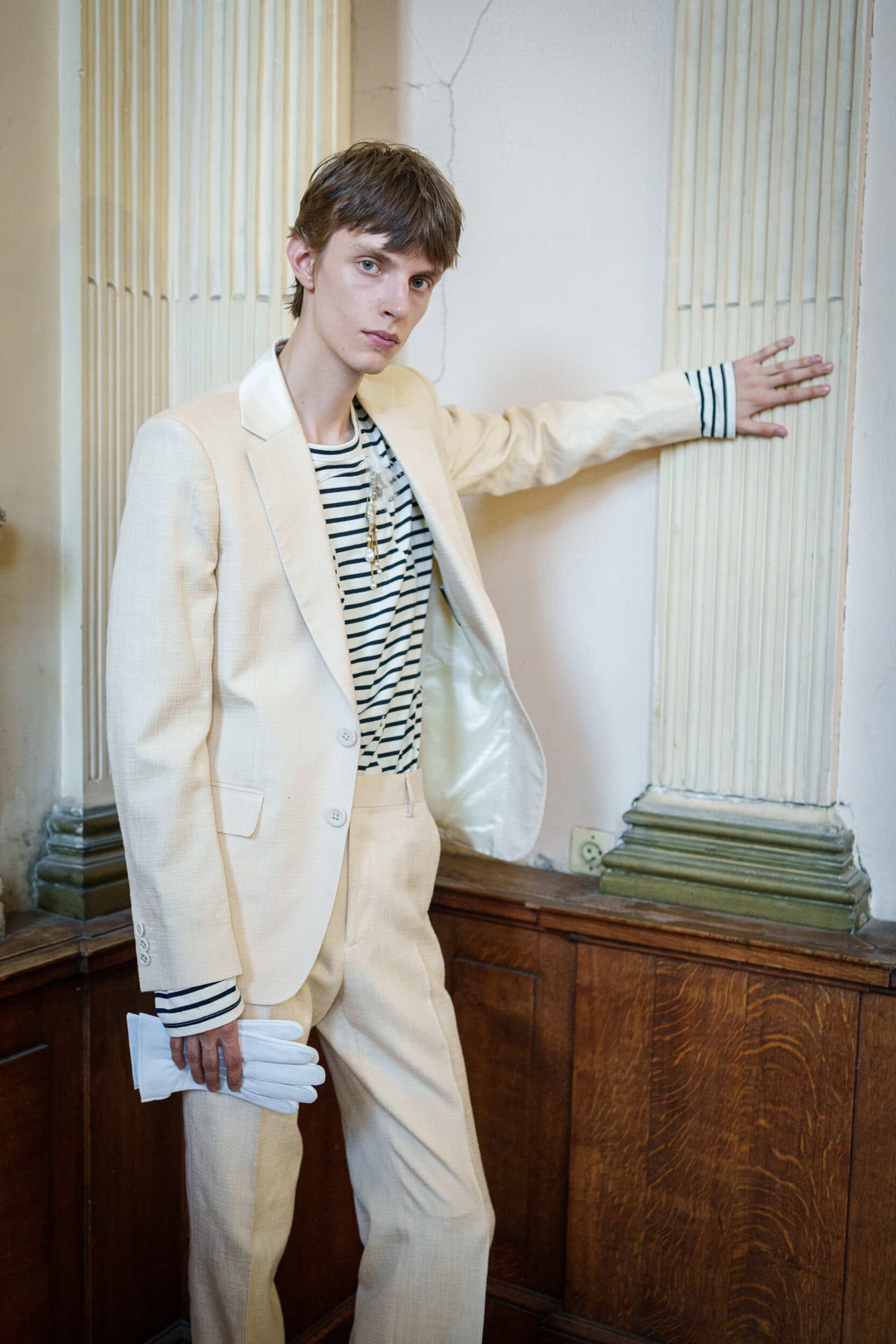 Wales Bonner Spring 2026 Men's Fashion Show Backstage