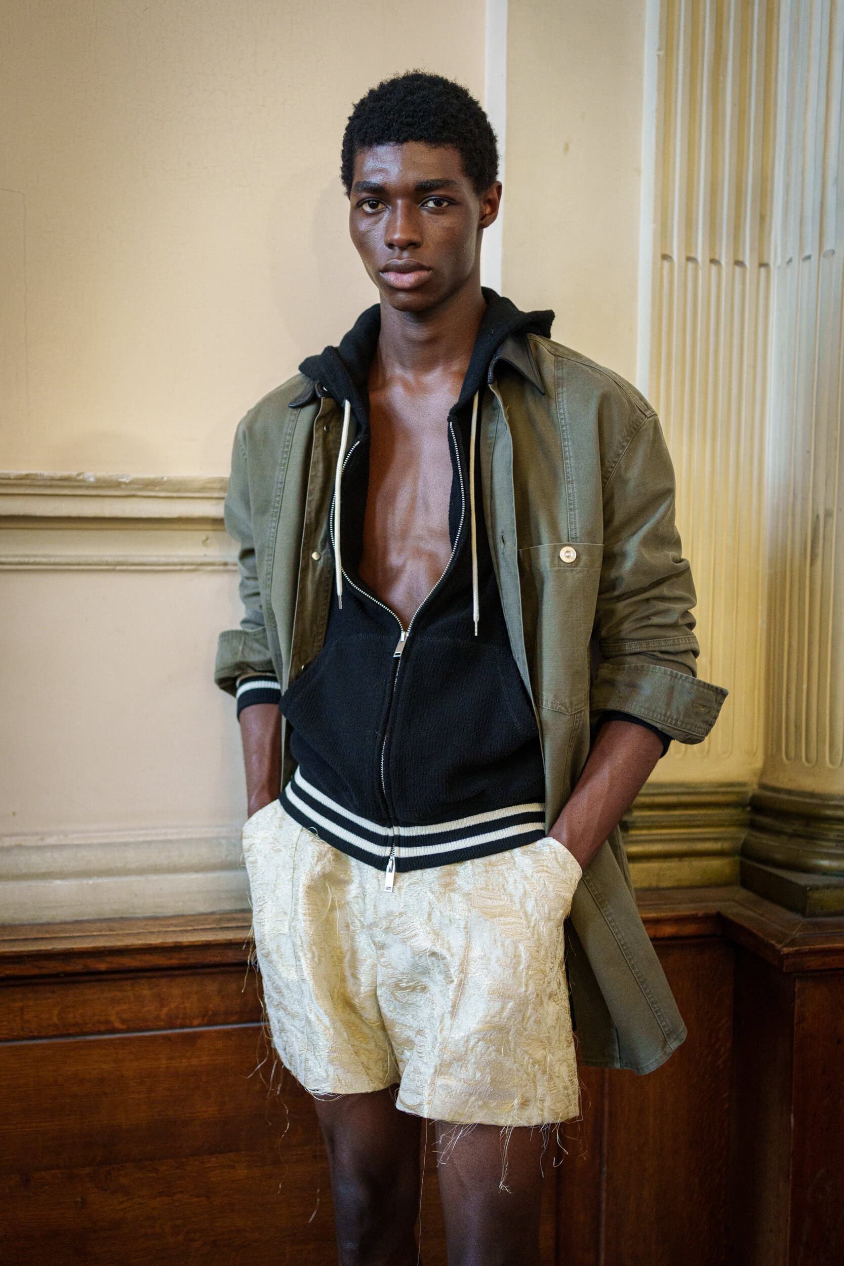 Wales Bonner Spring 2026 Men's Fashion Show Backstage