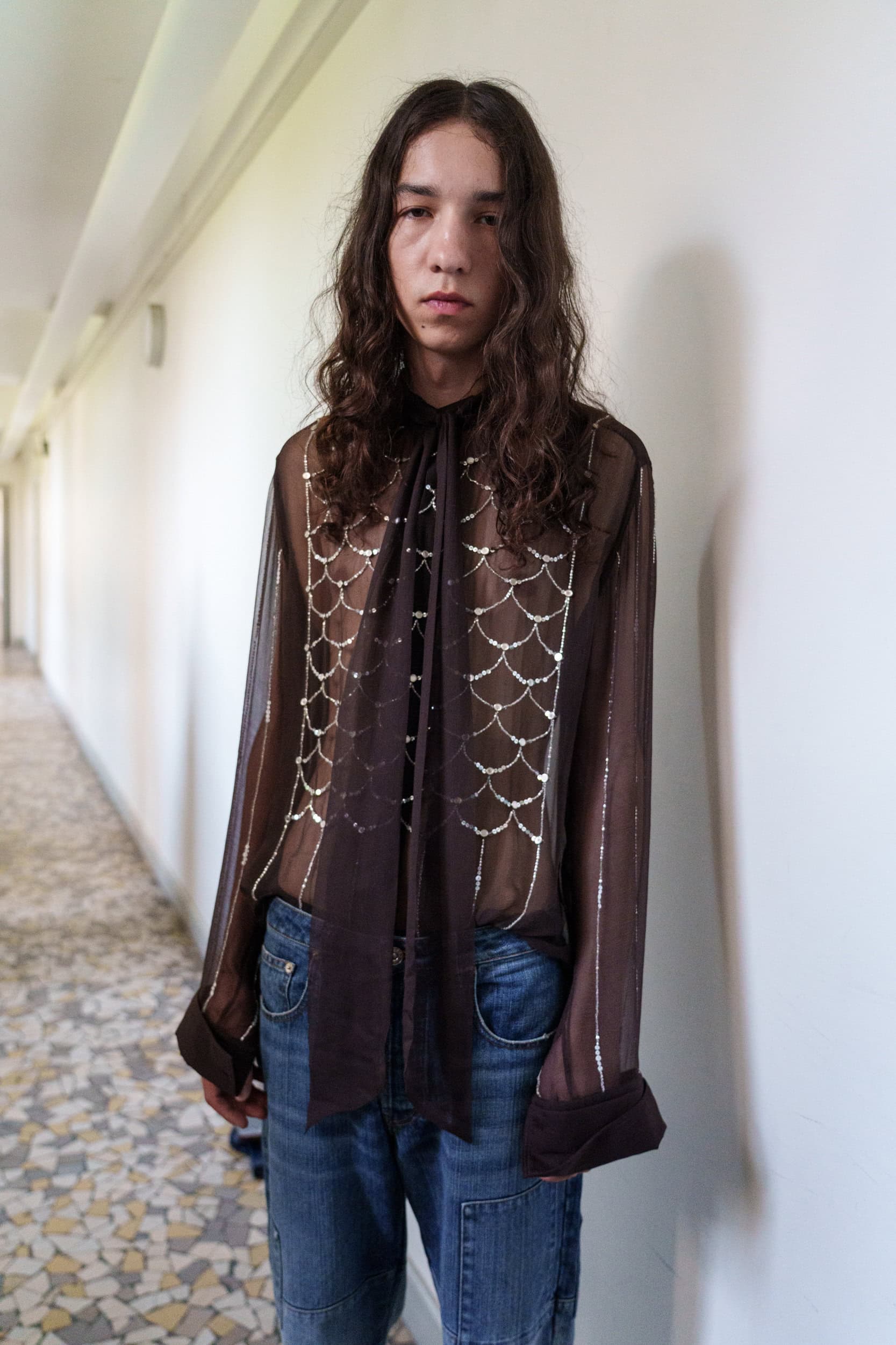 Wales Bonner Spring 2026 Men's Fashion Show Backstage
