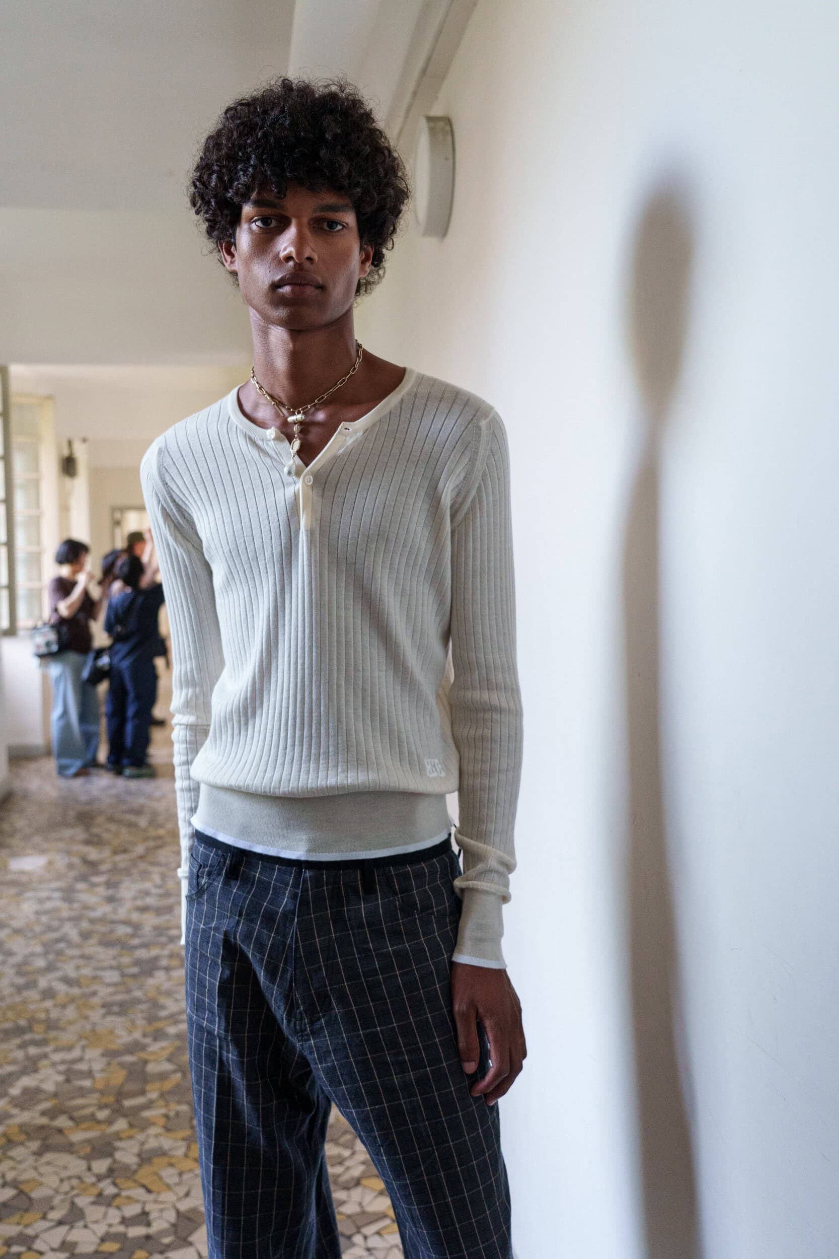 Wales Bonner Spring 2026 Men's Fashion Show Backstage