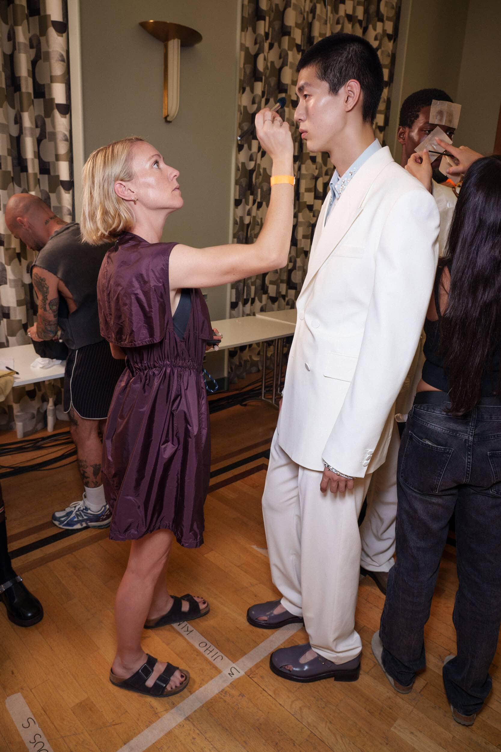 Wooyoungmi Spring 2026 Men's Fashion Show Backstage