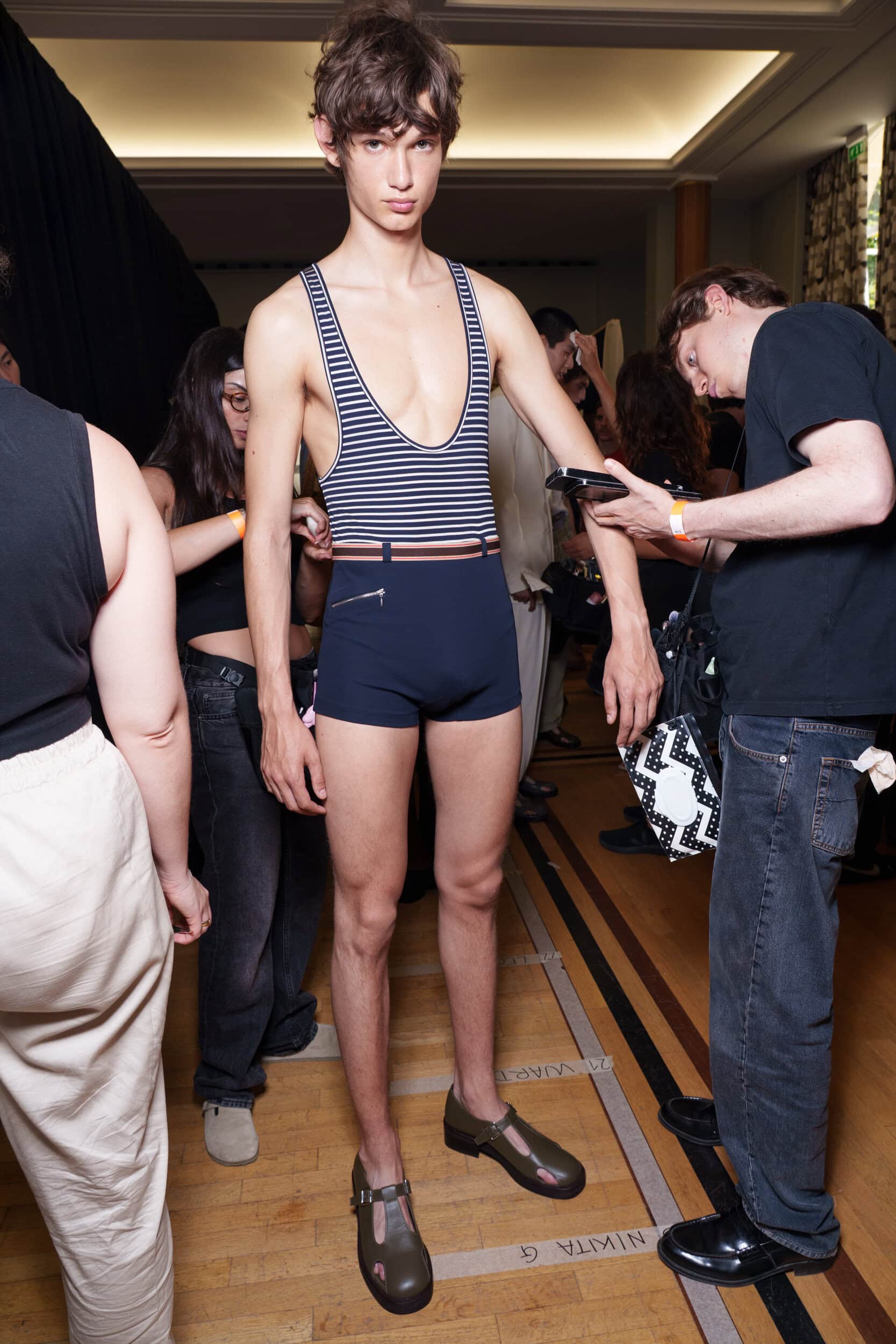 Wooyoungmi Spring 2026 Men's Fashion Show Backstage