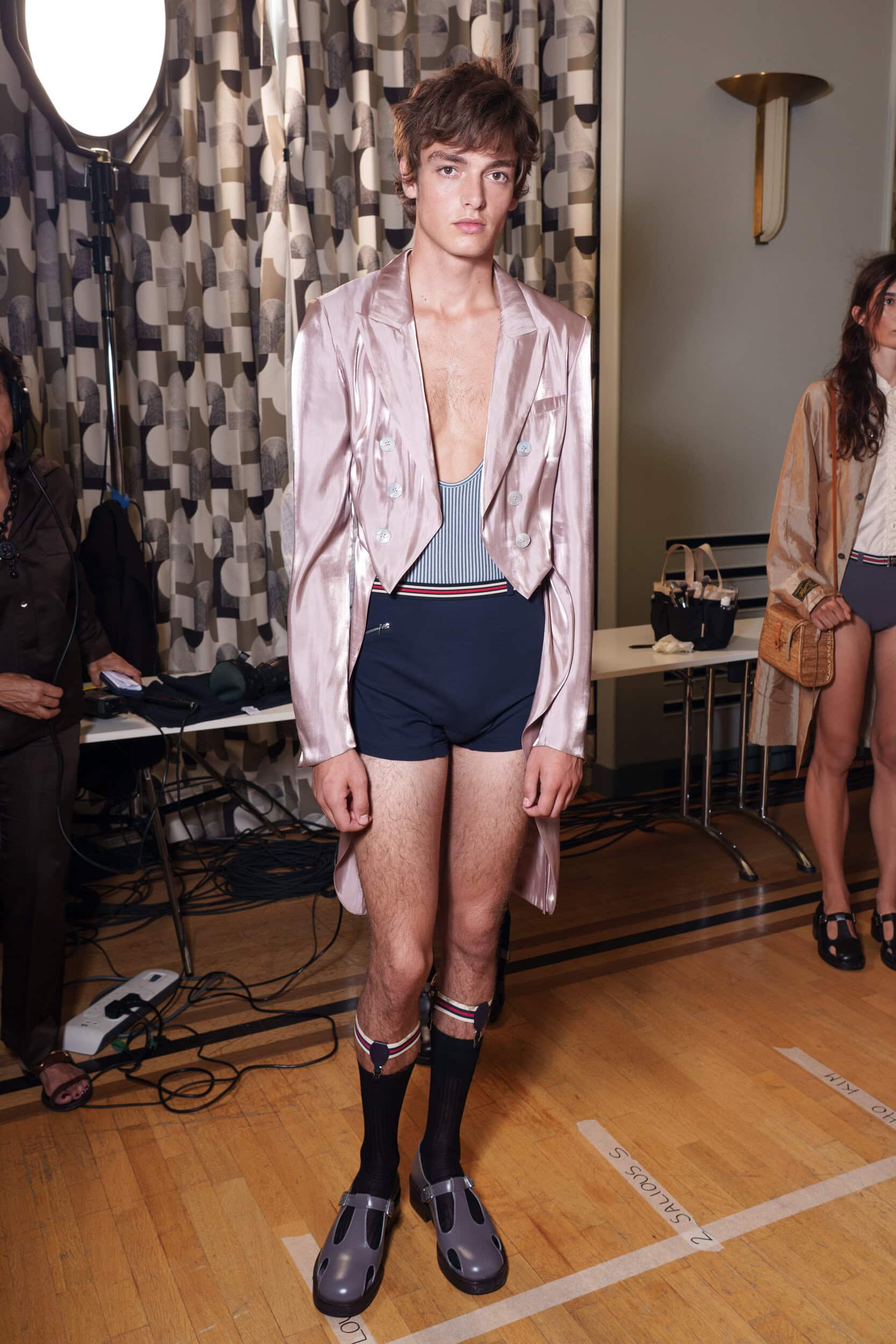 Wooyoungmi Spring 2026 Men's Fashion Show Backstage