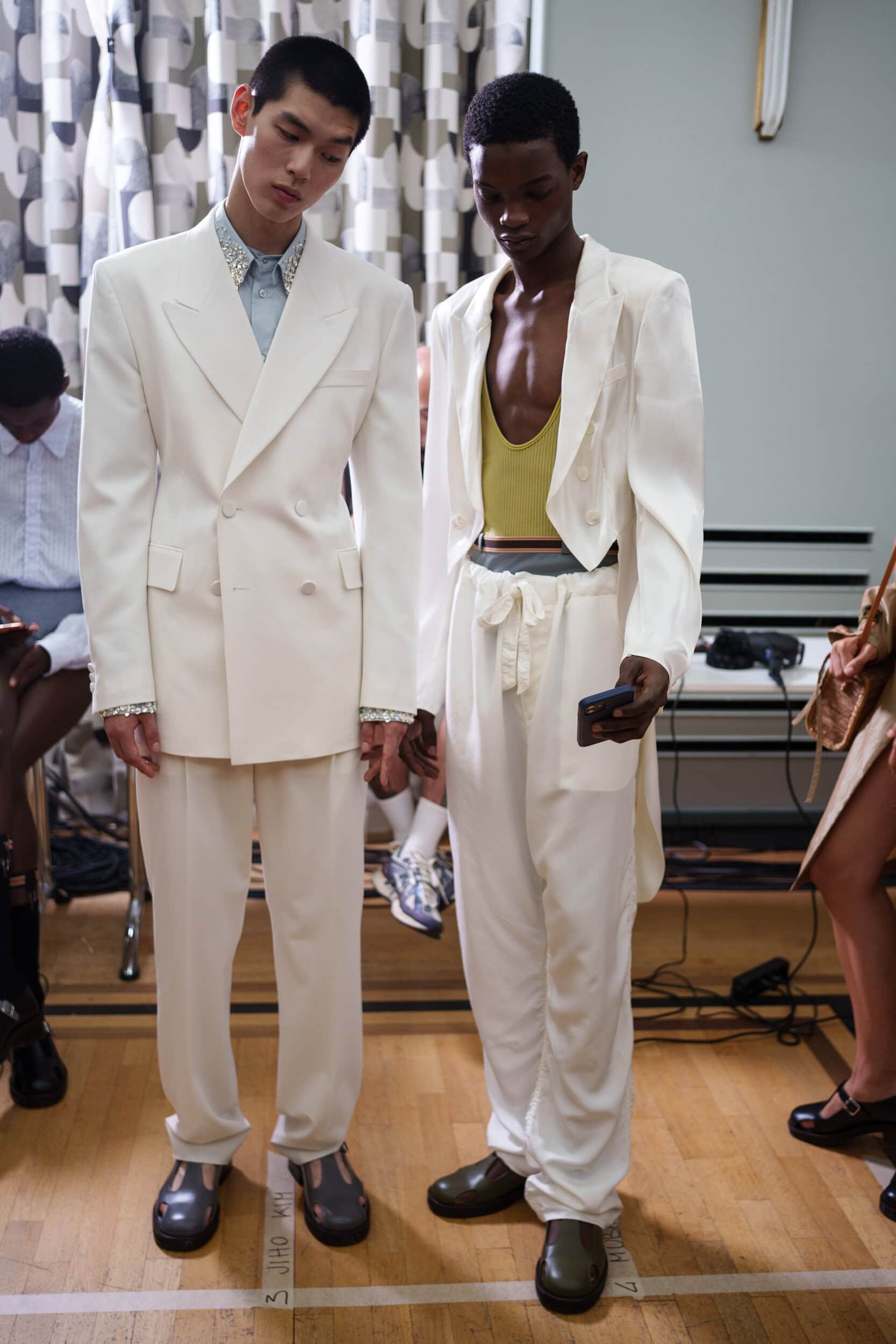 Wooyoungmi Spring 2026 Men's Fashion Show Backstage