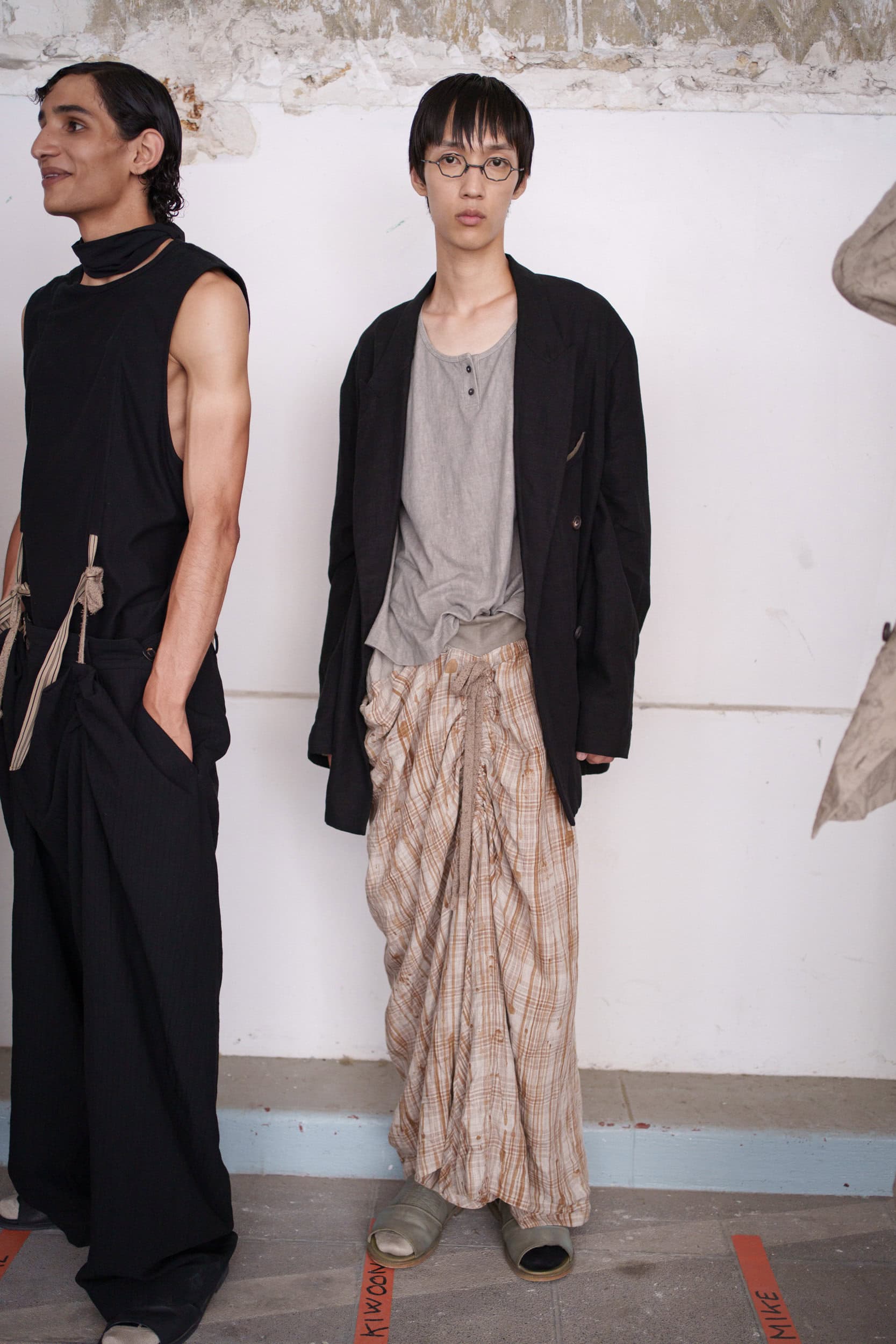 Ziggy Chen Spring 2026 Men's Fashion Show Backstage