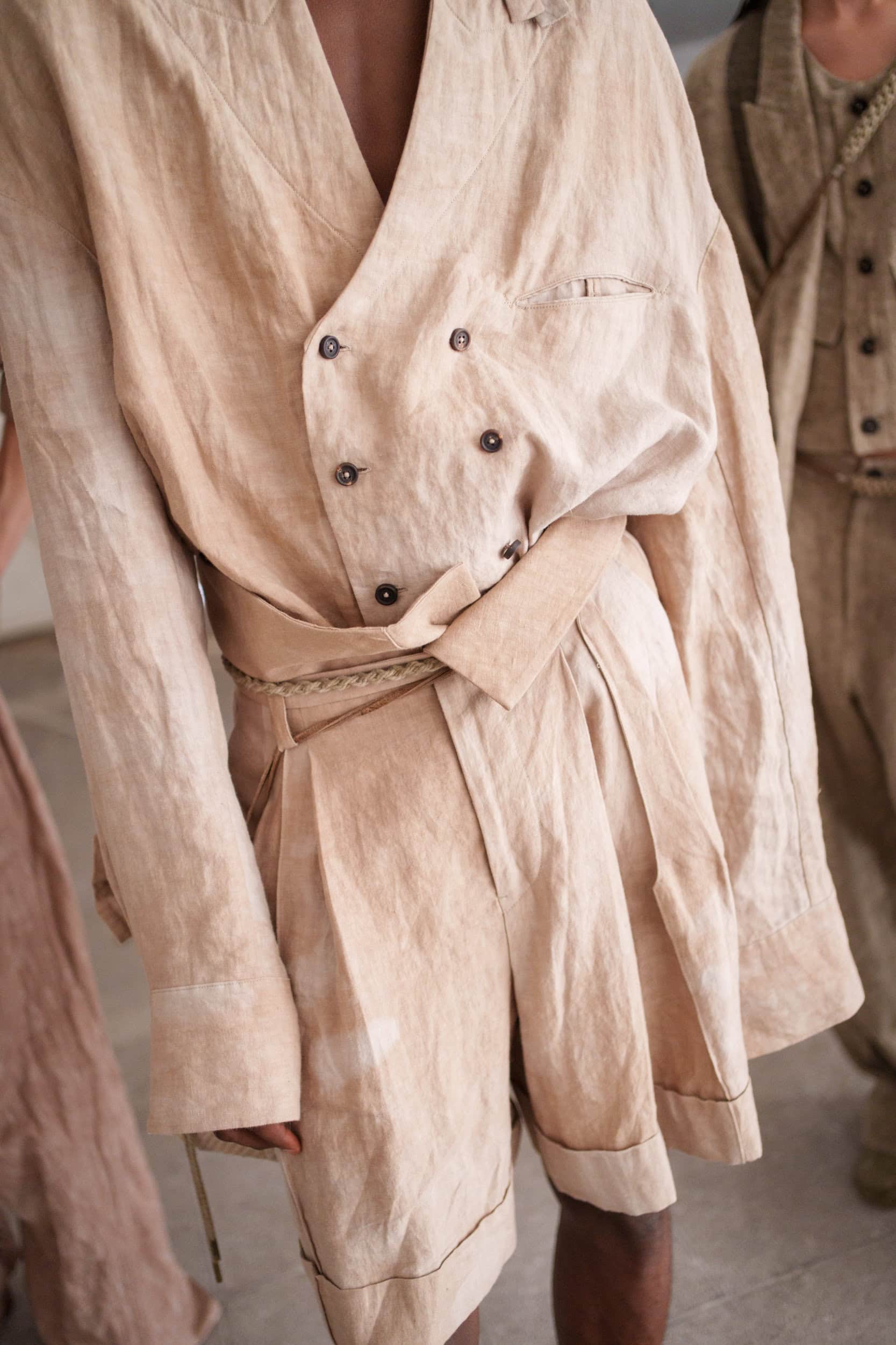 Ziggy Chen Spring 2026 Men's Fashion Show Backstage