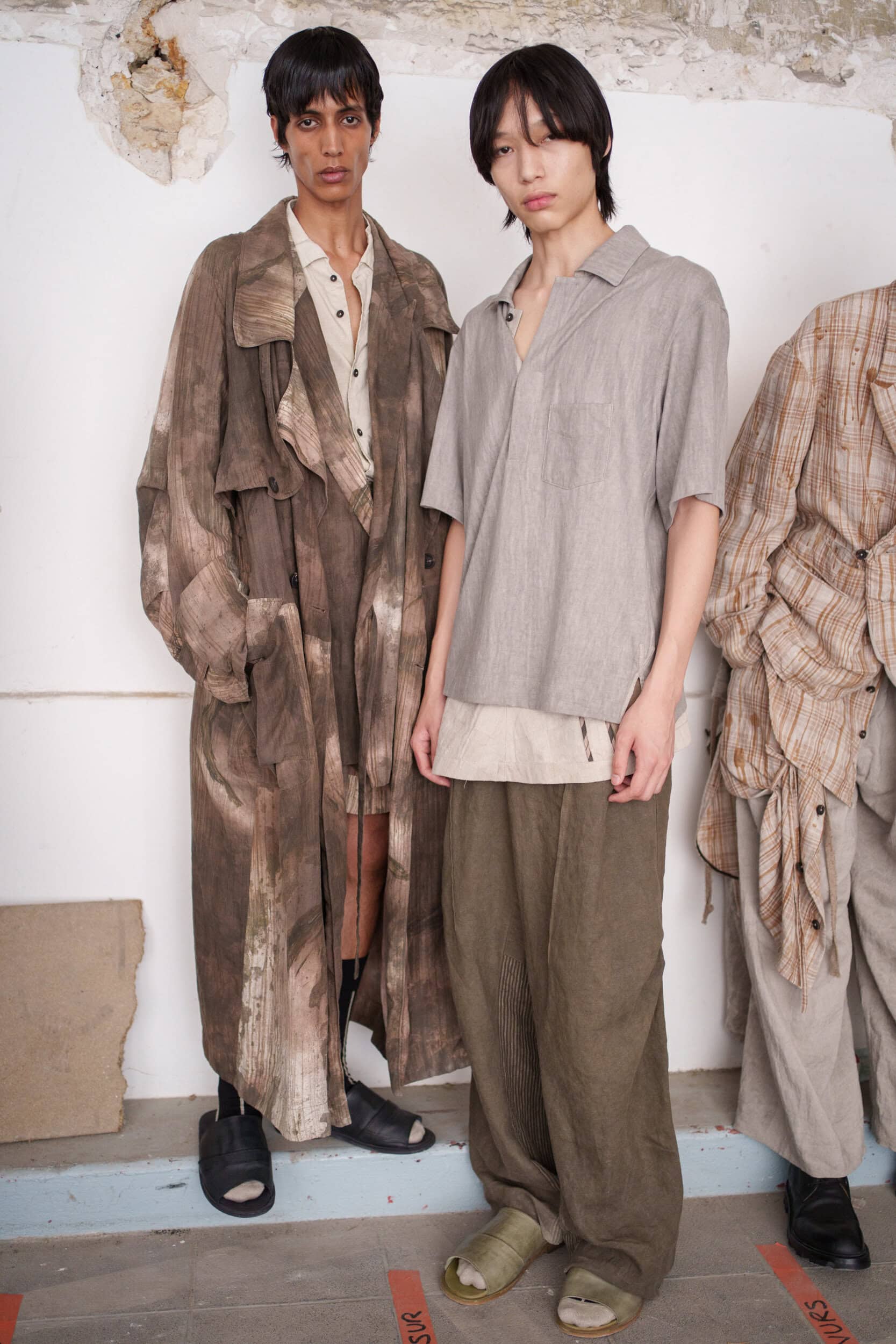 Ziggy Chen Spring 2026 Men's Fashion Show Backstage