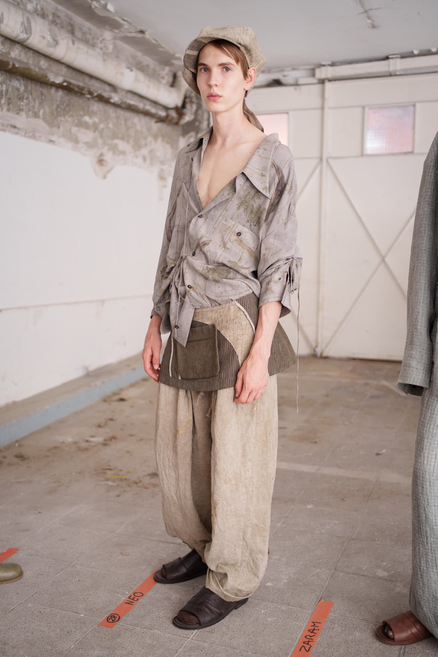 Ziggy Chen Spring 2026 Men's Fashion Show Backstage