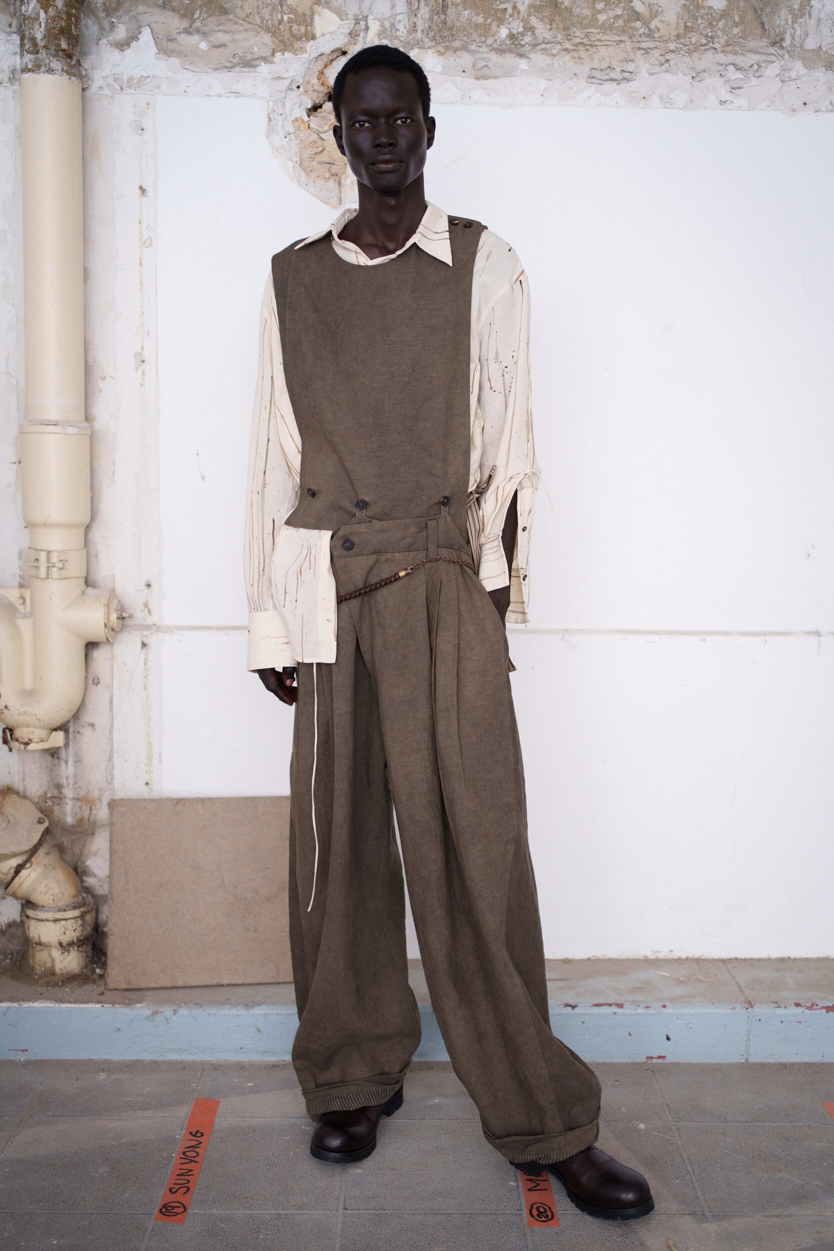 Ziggy Chen Spring 2026 Men's Fashion Show Backstage
