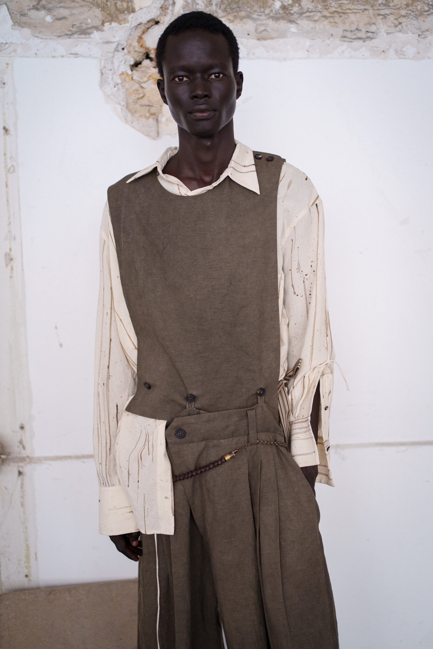Ziggy Chen Spring 2026 Men's Fashion Show Backstage
