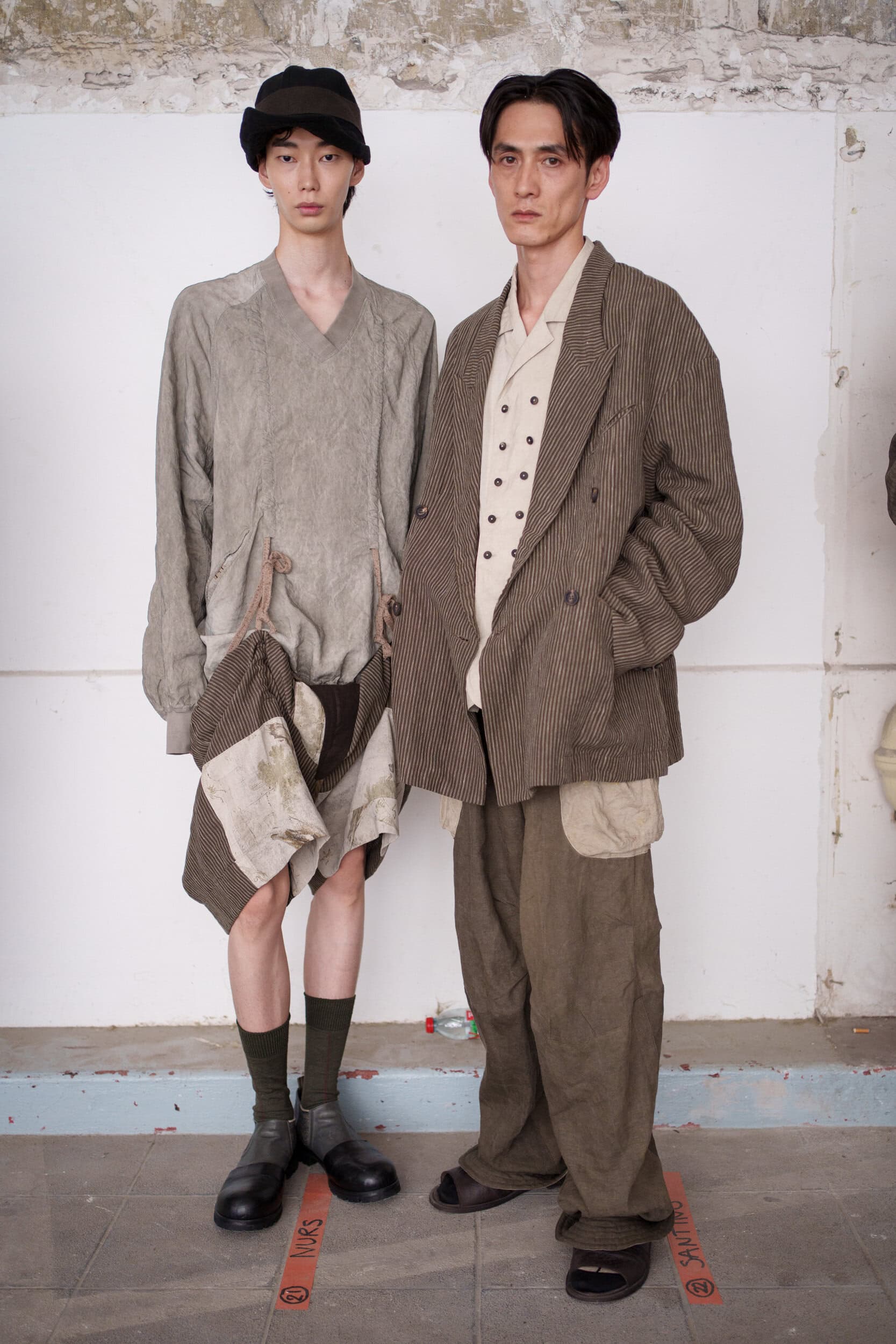 Ziggy Chen Spring 2026 Men's Fashion Show Backstage