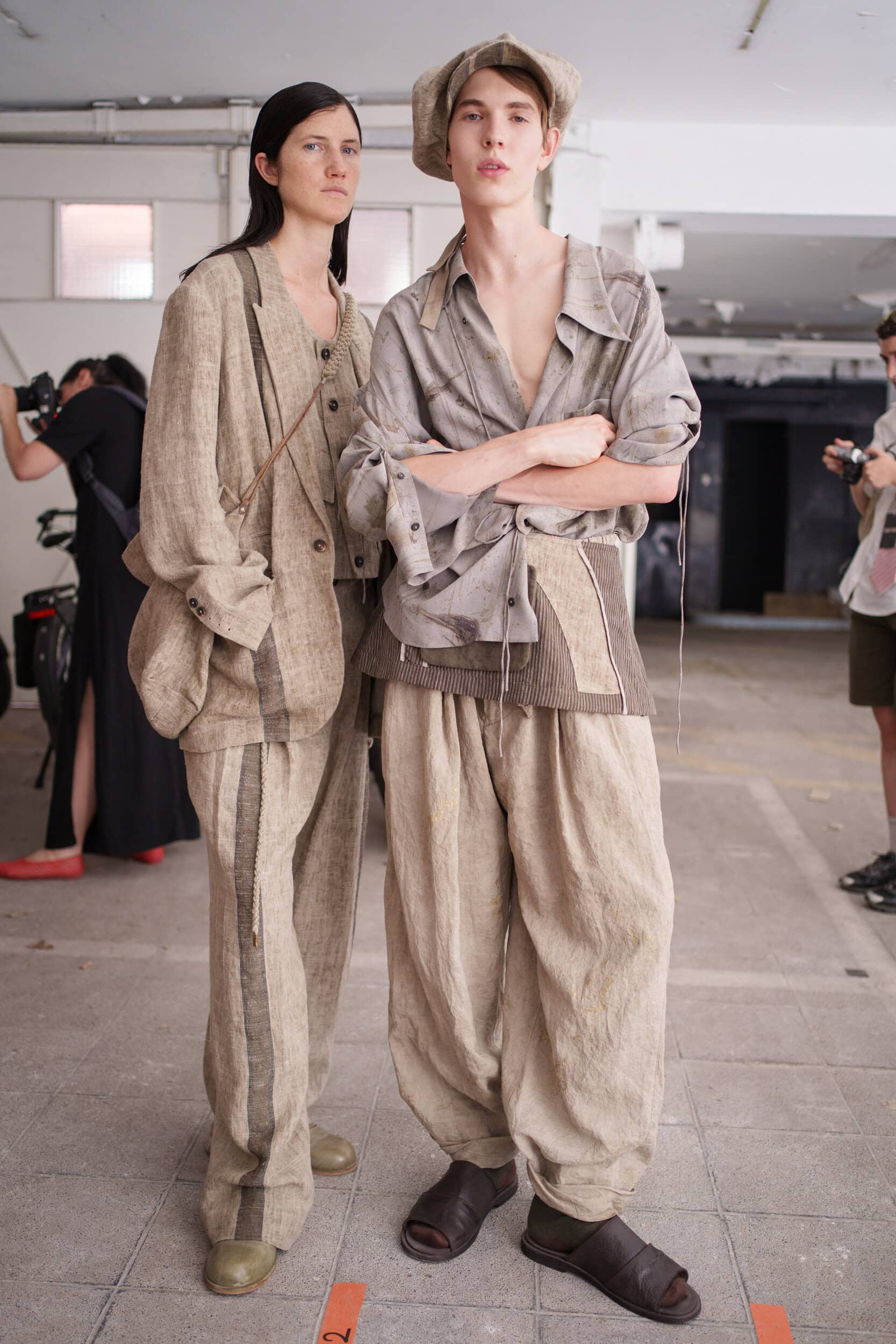 Ziggy Chen Spring 2026 Men's Fashion Show Backstage