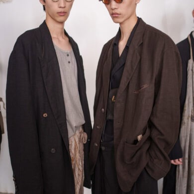 Ziggy Chen Spring 2026 Men's Fashion Show Backstage
