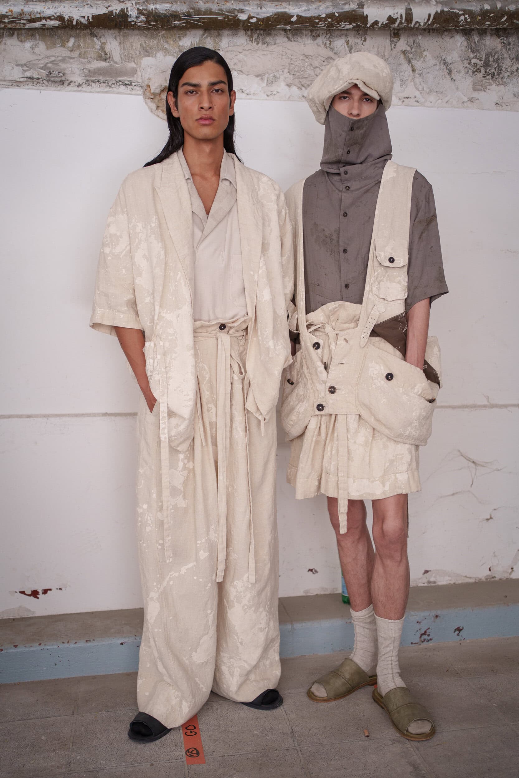 Ziggy Chen Spring 2026 Men's Fashion Show Backstage
