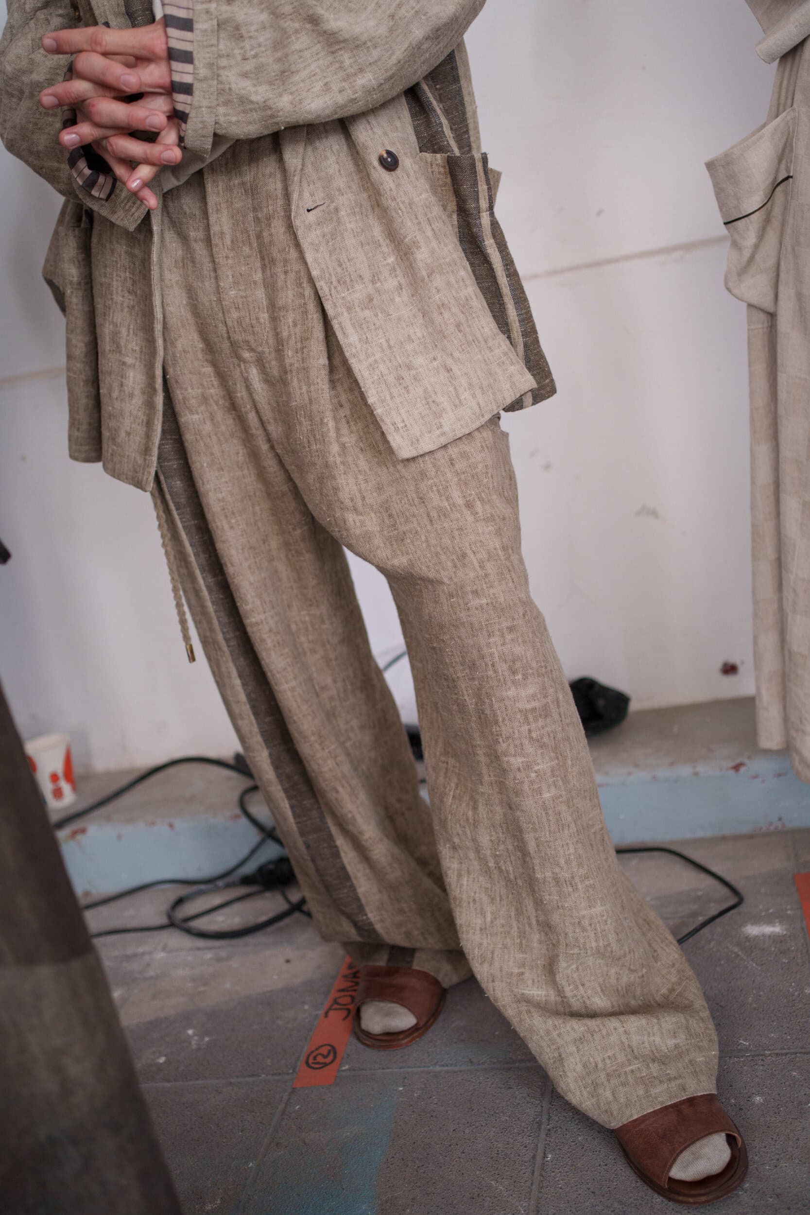 Ziggy Chen Spring 2026 Men's Fashion Show Backstage