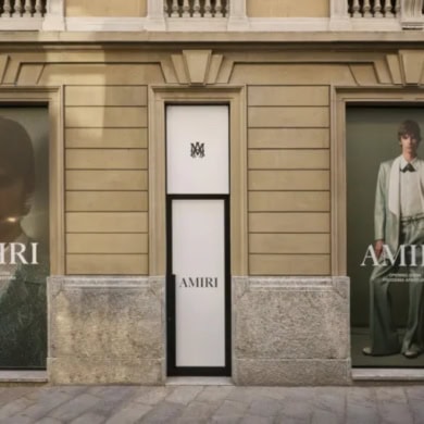 Amiri Makes Its European Debut with Milan Flagship