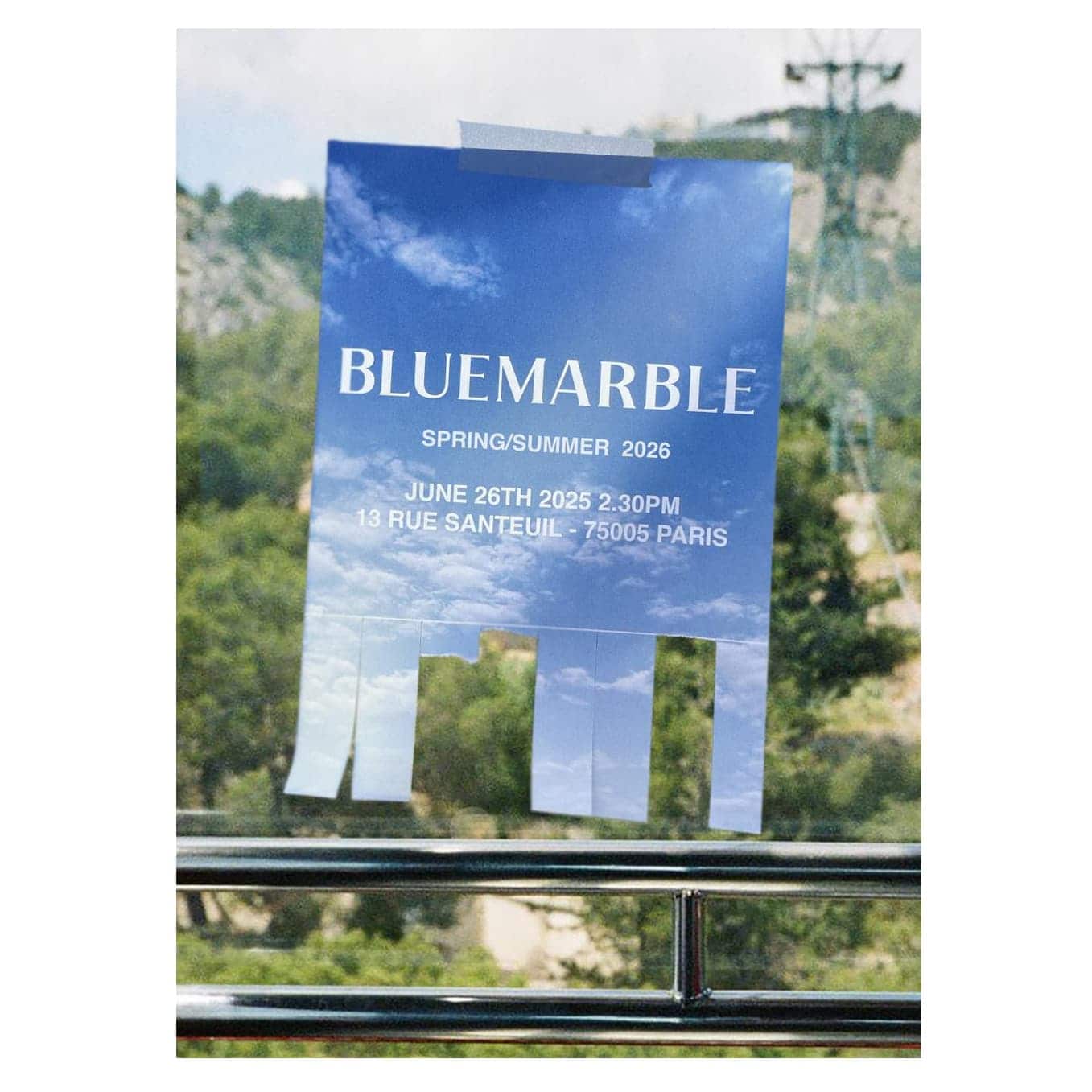 Bluemarble Spring 2026 Fashion Show Invitation