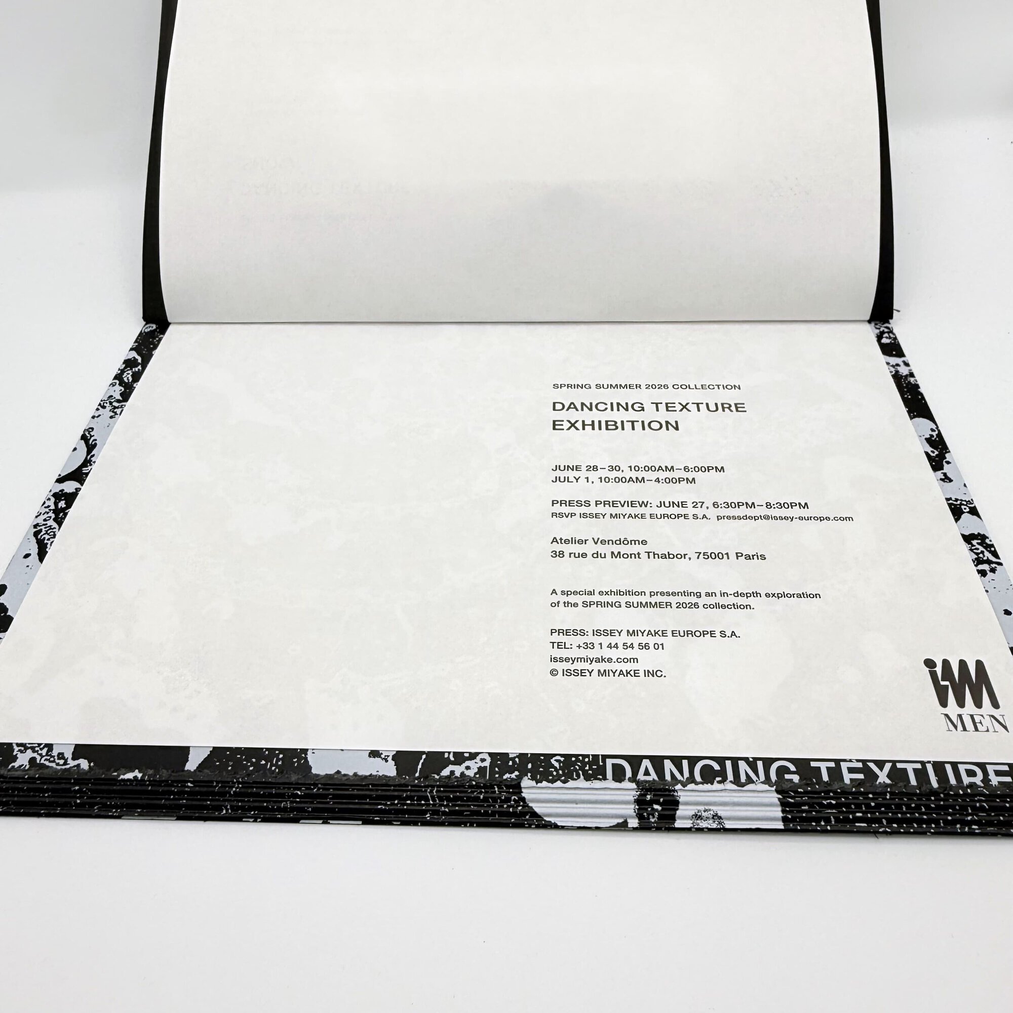 IM Men Spring 2026 Fashion Show Invitation