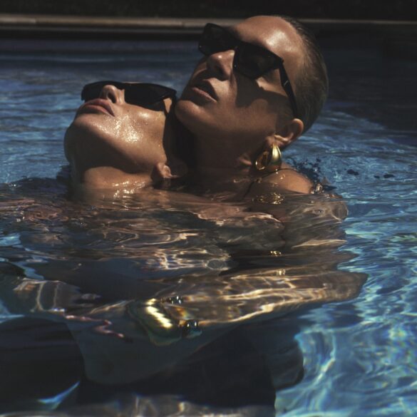 Review of Saint Laurent Fall 2025 Ad Campaign 'Part One' by Creative Director Anthony Vaccarello with Photographer Mert Alas featuring Kate Moss, with Chloë Sevigny, and Frankie Rayder