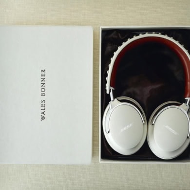 Wales Bonner Designs Bose Headphones in Wimbledon White